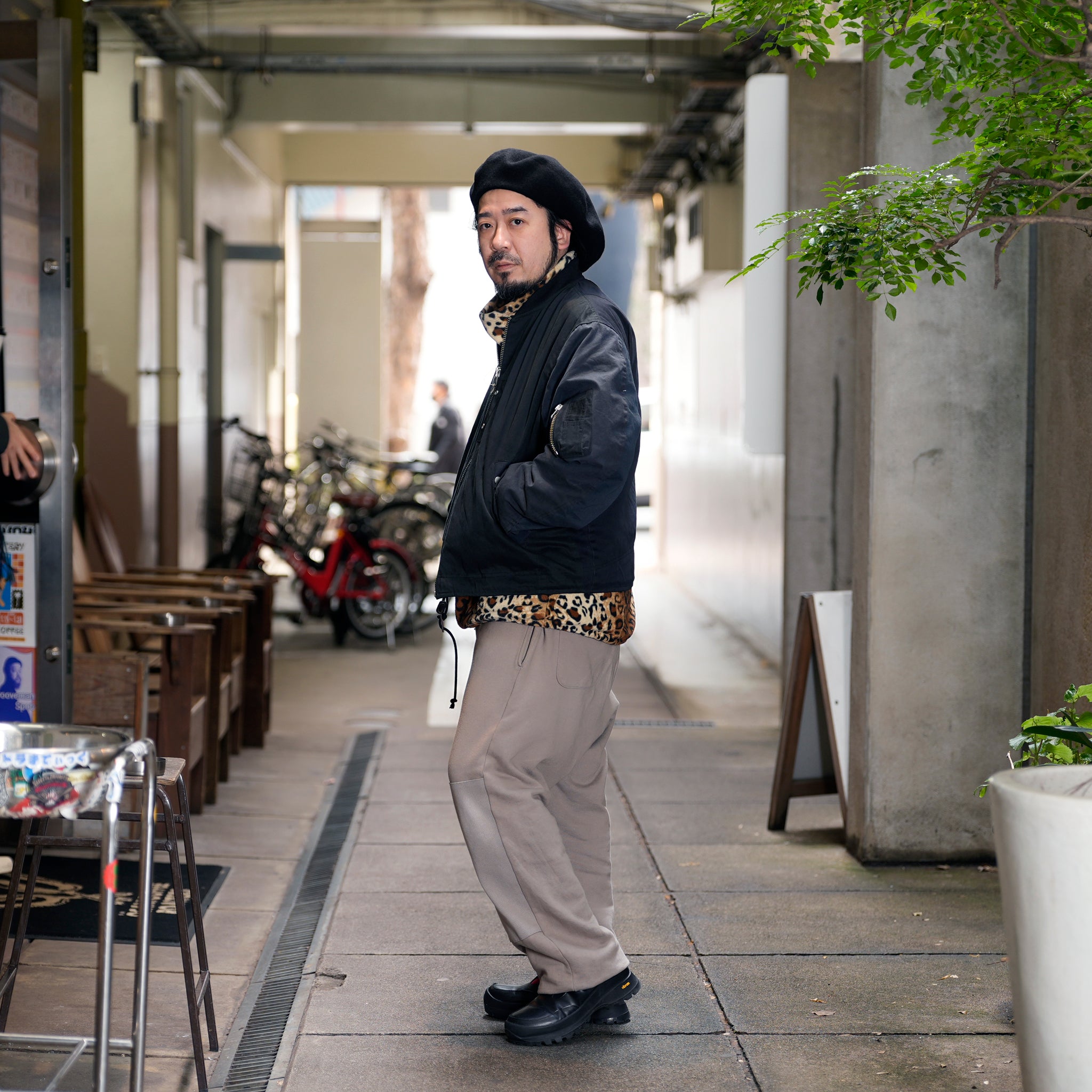 RJ2501001_01-Black | BARBARIAN FLIGHT JACKET | Color:01-Black/02-Olive【NASNGWAM_ナスングワム】