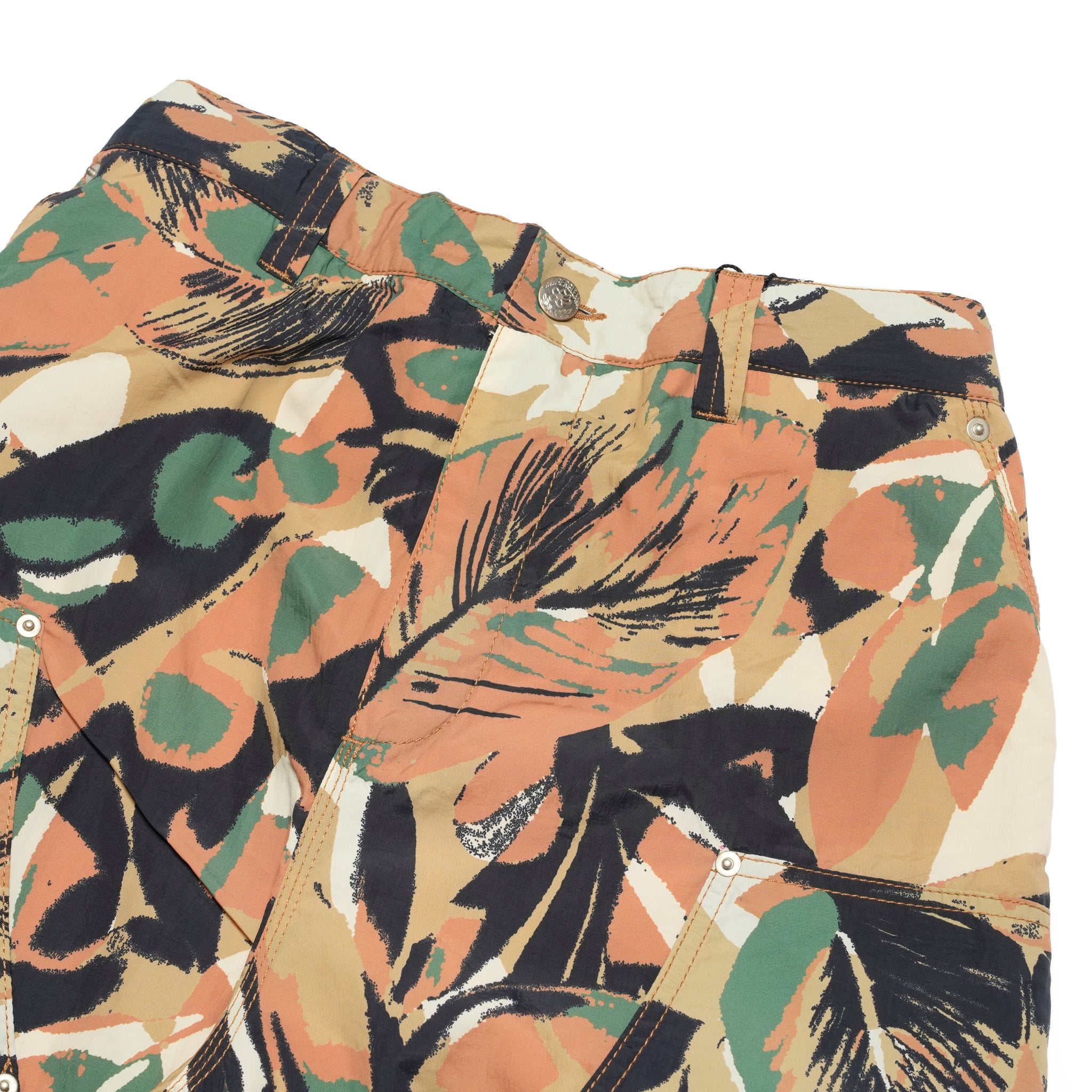 Fabric Hybrid Work Pants / Camouflage【AMBERGLEAM_アンバーグリーム】134651212