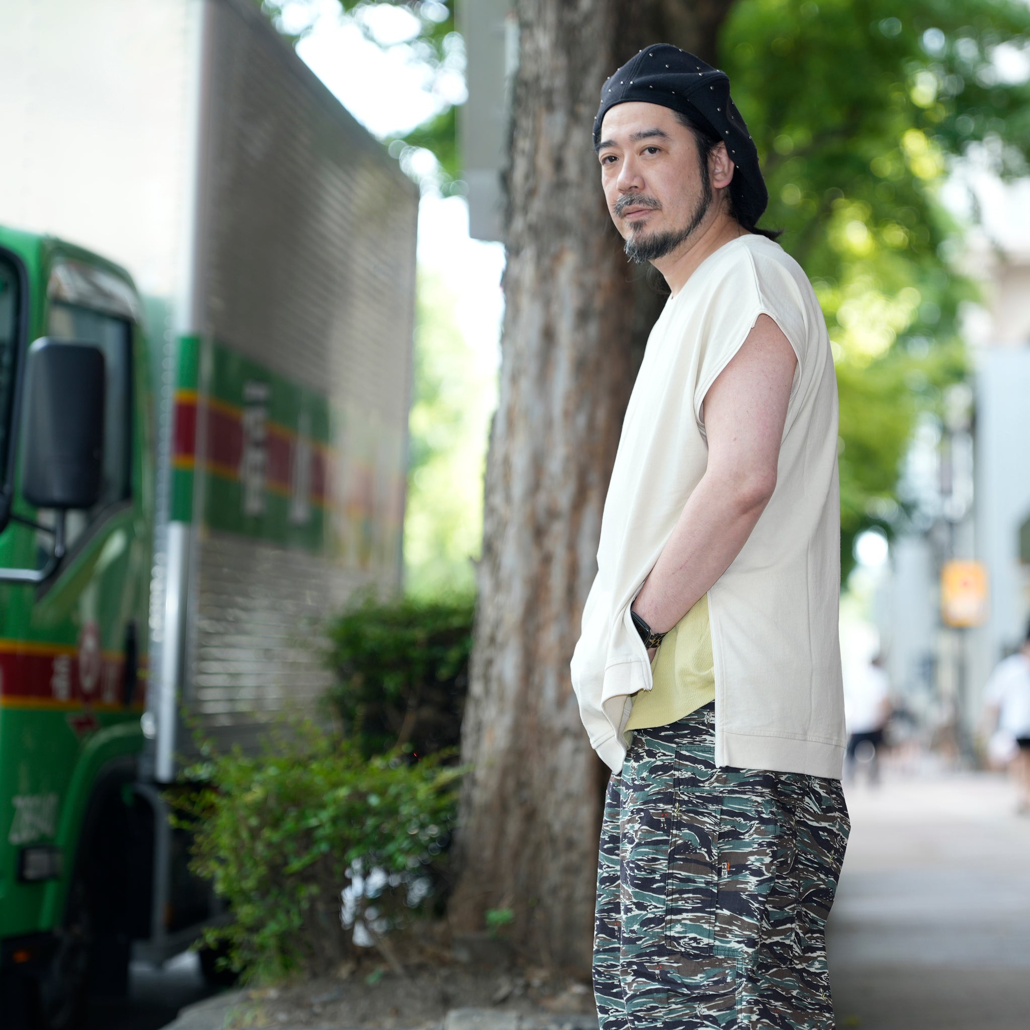 Nicky | N0 sleeve tee | Color_4 colors | No_cz-imst-320【IMPRESTORE_インプレストア】