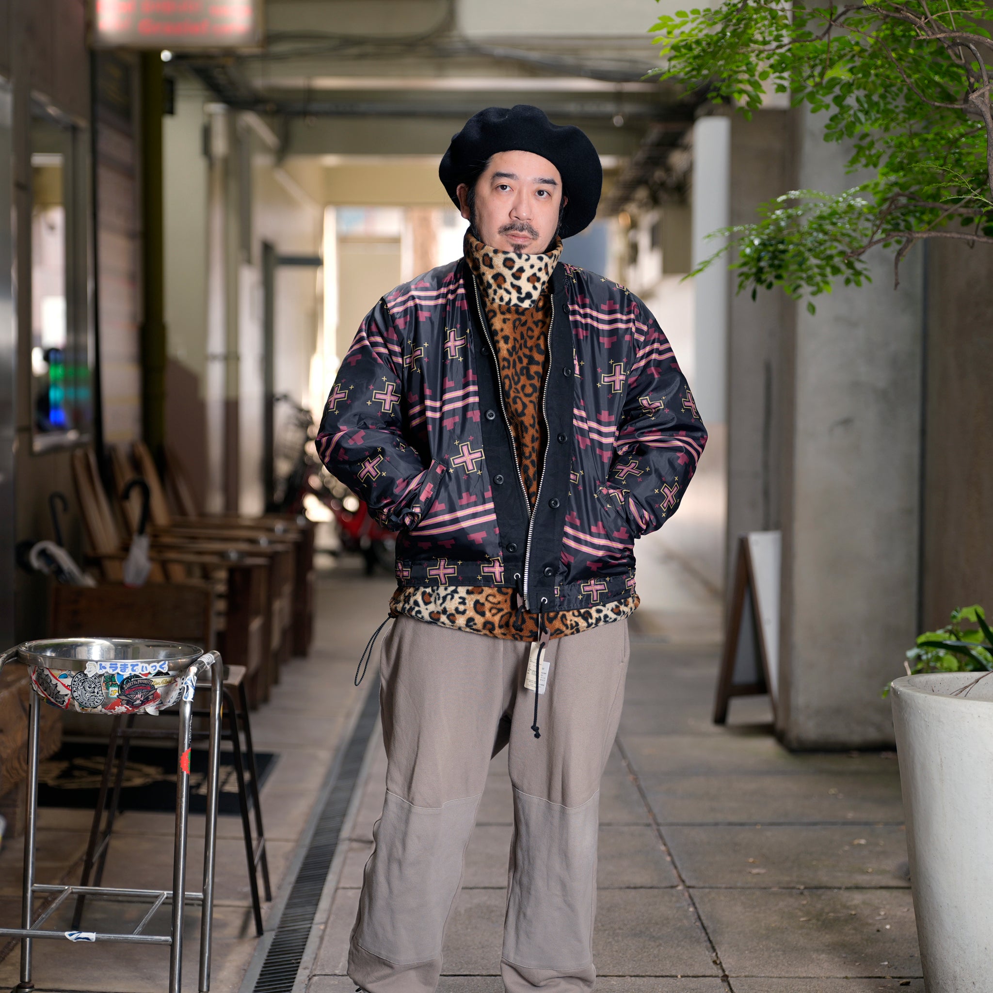 RJ2501001_01-Black | BARBARIAN FLIGHT JACKET | Color:01-Black/02-Olive【NASNGWAM_ナスングワム】