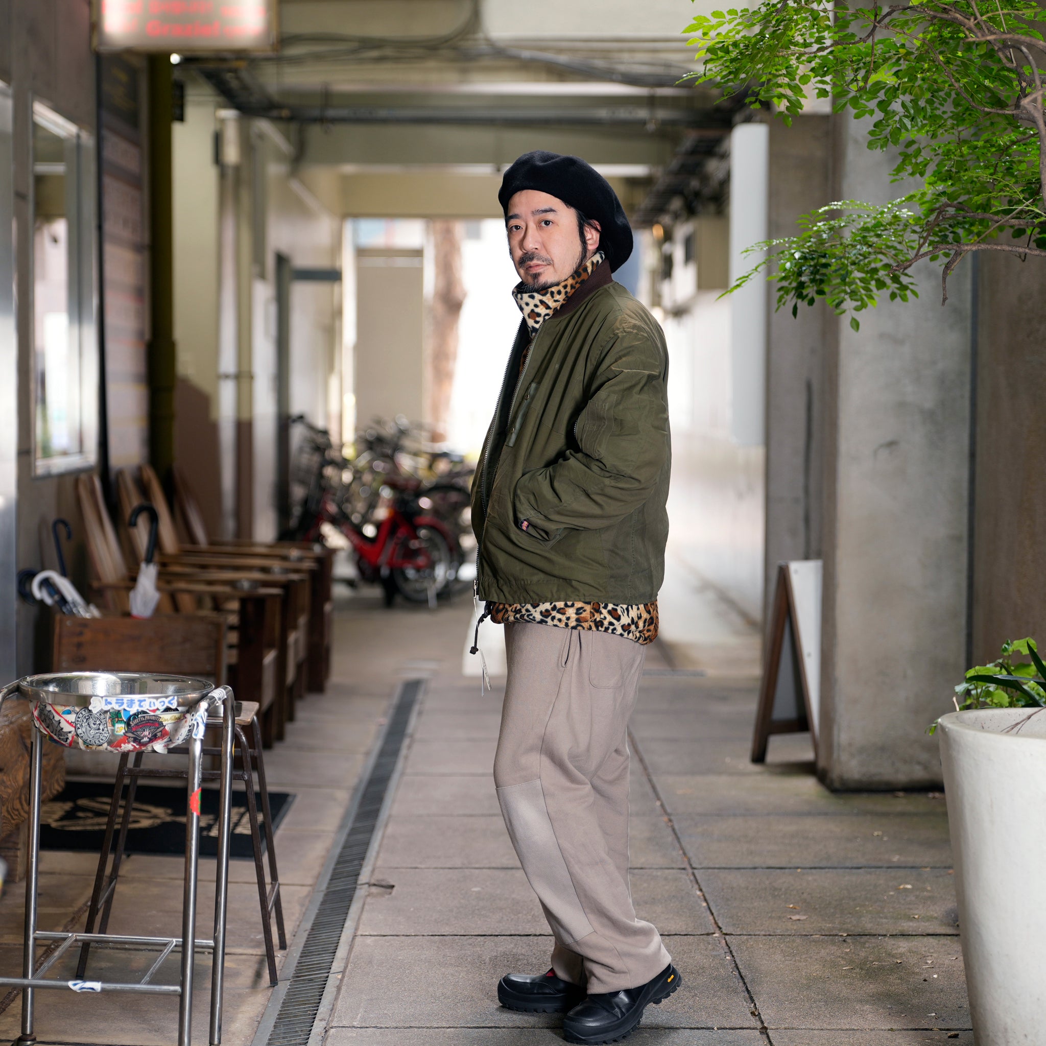 RJ2501001_01-Black | BARBARIAN FLIGHT JACKET | Color:01-Black/02-Olive【NASNGWAM_ナスングワム】