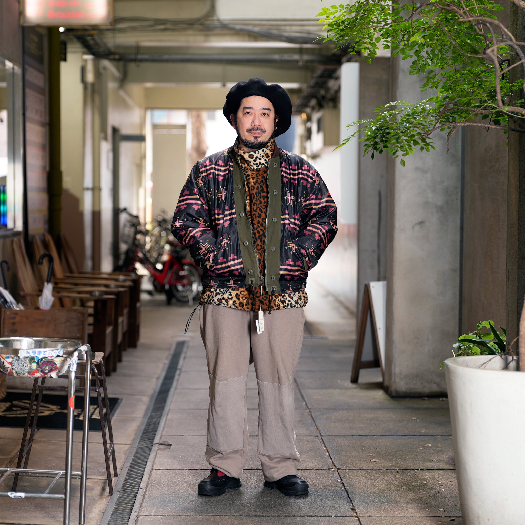 RJ2501001_01-Black | BARBARIAN FLIGHT JACKET | Color:01-Black/02-Olive【NASNGWAM_ナスングワム】