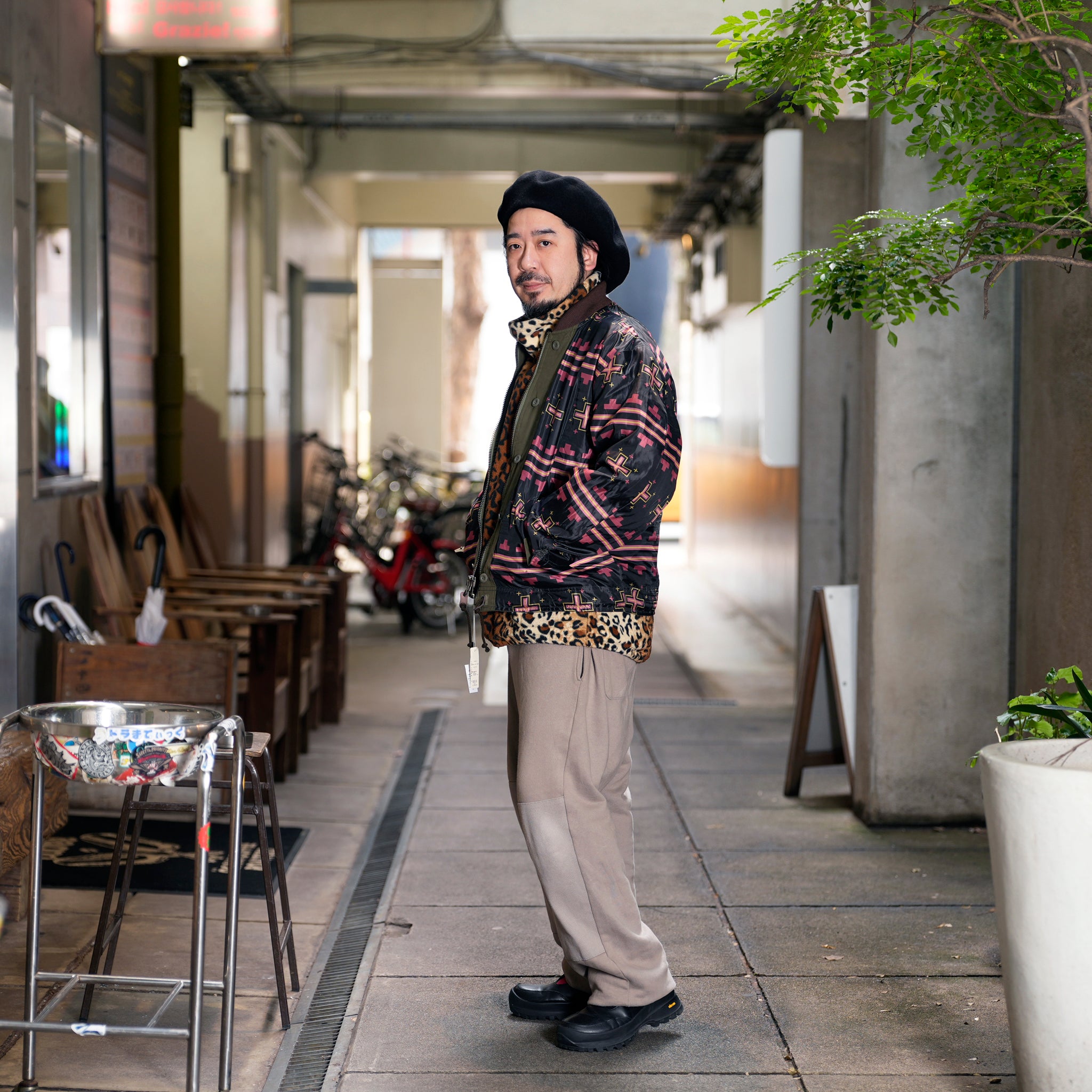 RJ2501001_01-Black | BARBARIAN FLIGHT JACKET | Color:01-Black/02-Olive【NASNGWAM_ナスングワム】