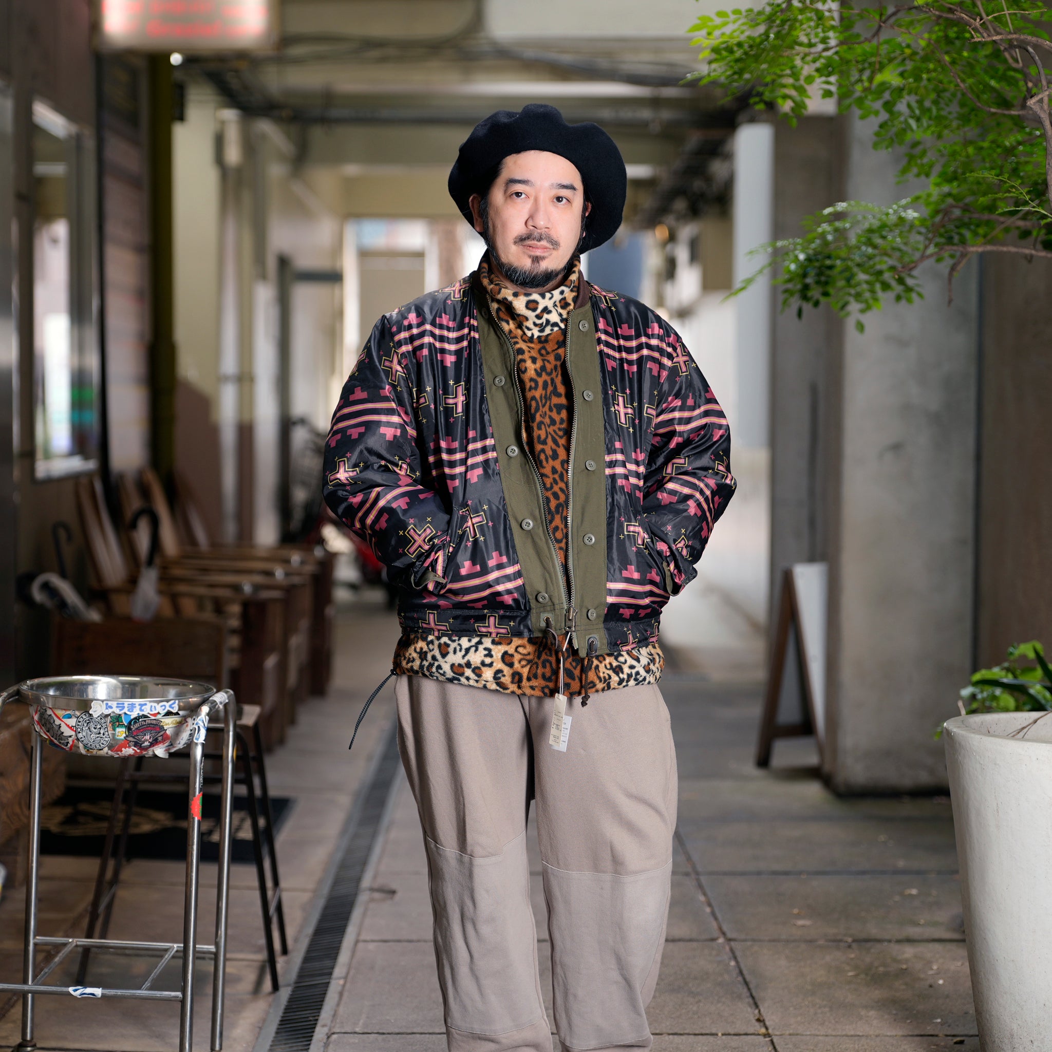 RJ2501001_01-Black | BARBARIAN FLIGHT JACKET | Color:01-Black/02-Olive【NASNGWAM_ナスングワム】