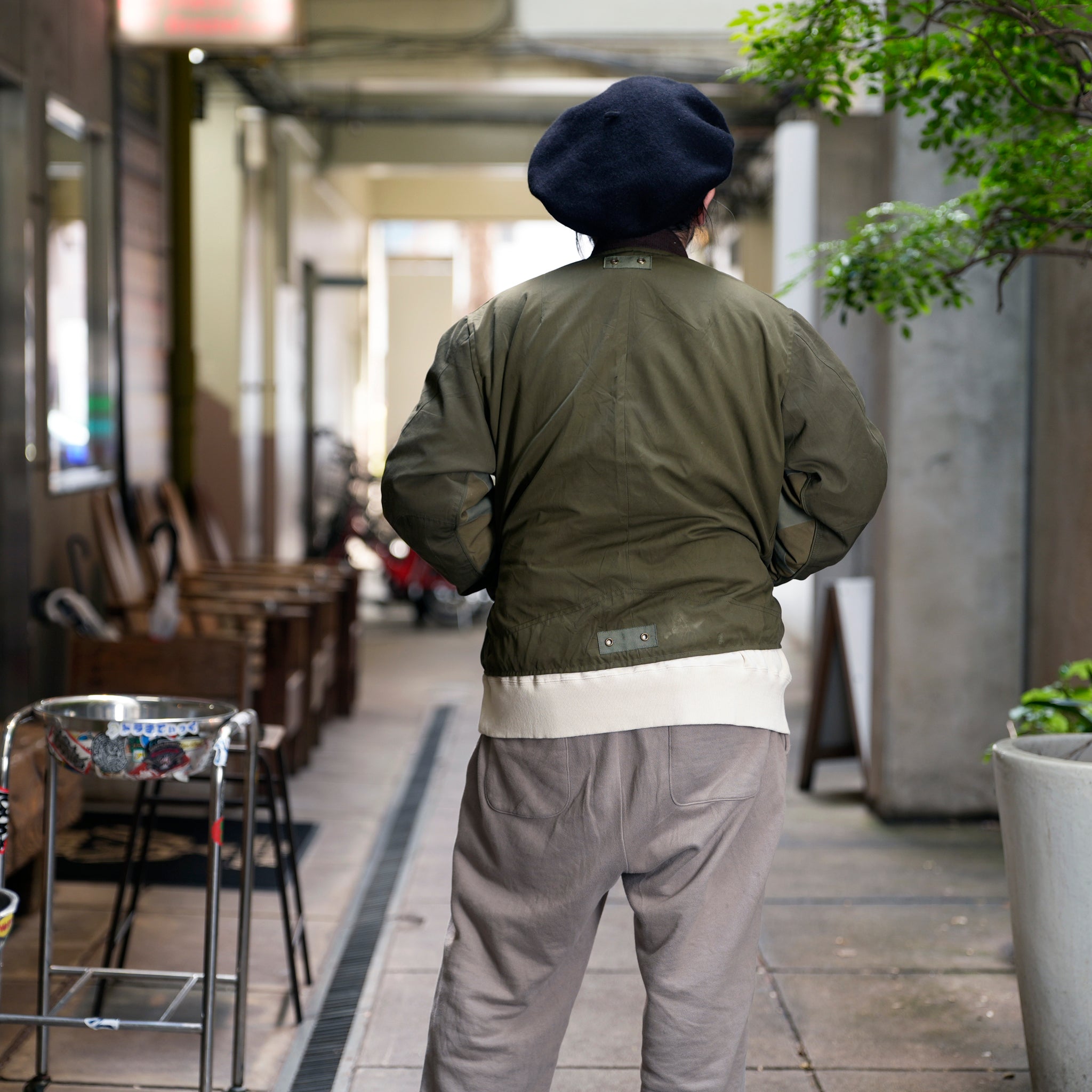 RJ2501001_01-Black | BARBARIAN FLIGHT JACKET | Color:01-Black/02-Olive【NASNGWAM_ナスングワム】