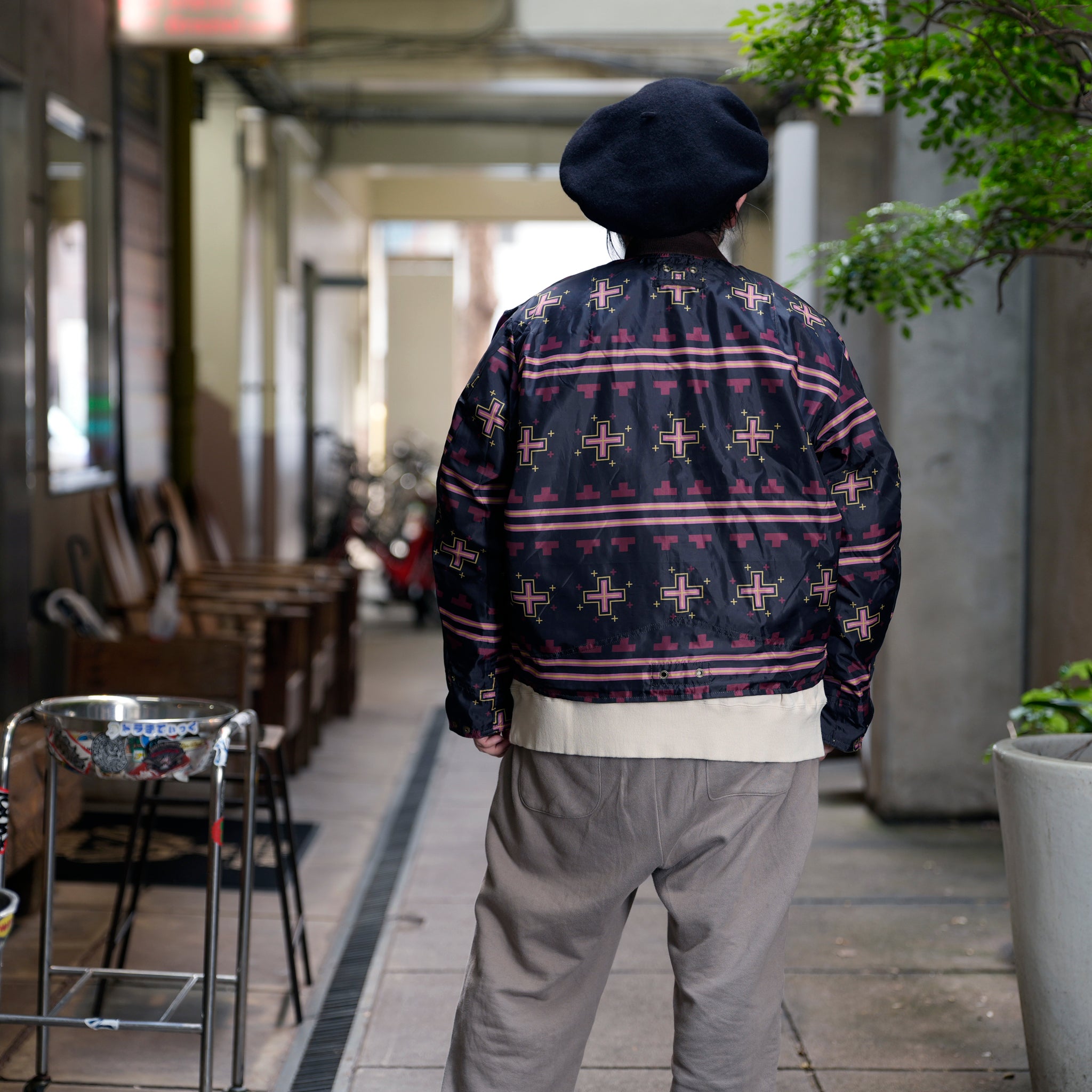 RJ2501001_01-Black | BARBARIAN FLIGHT JACKET | Color:01-Black/02-Olive【NASNGWAM_ナスングワム】