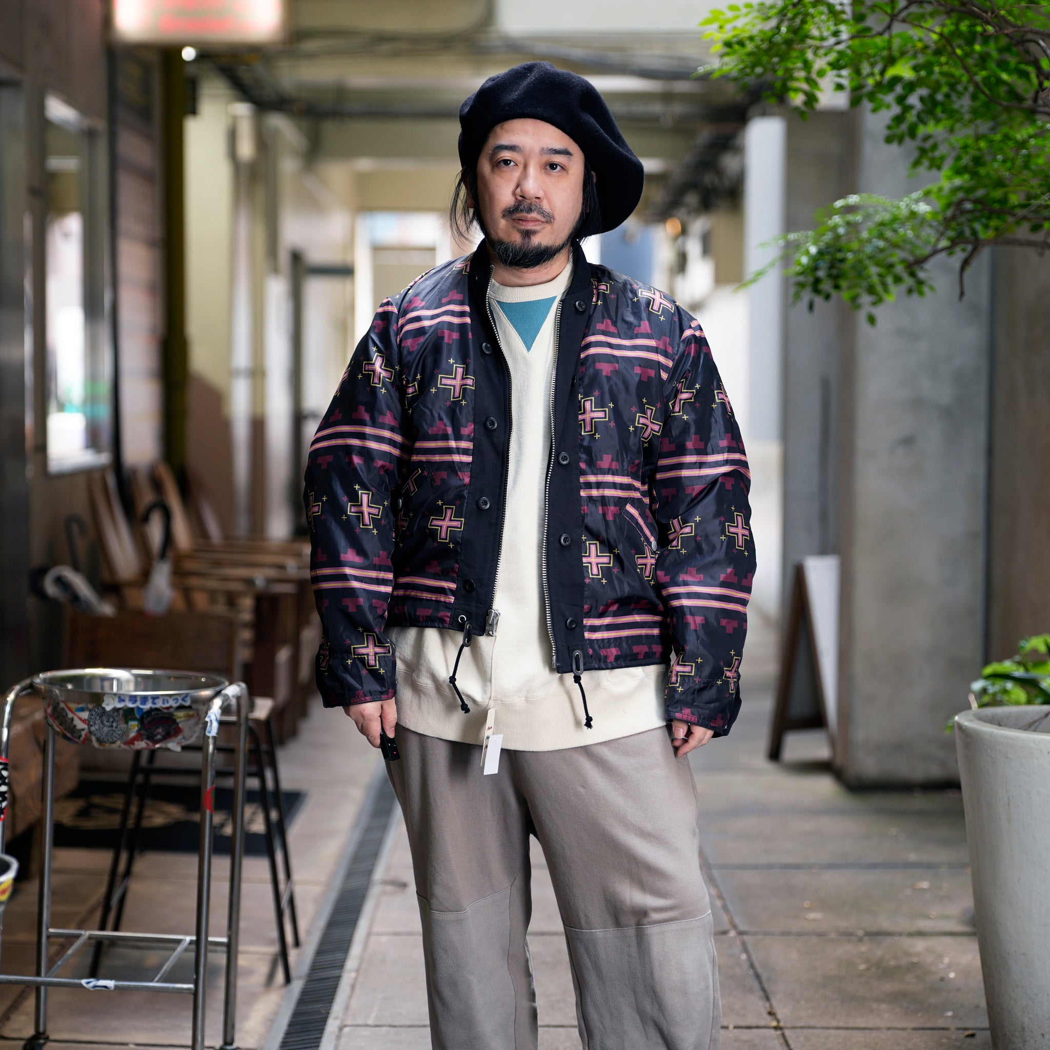 RJ2501001_01-Black | BARBARIAN FLIGHT JACKET | Color:01-Black/02-Olive【NASNGWAM_ナスングワム】