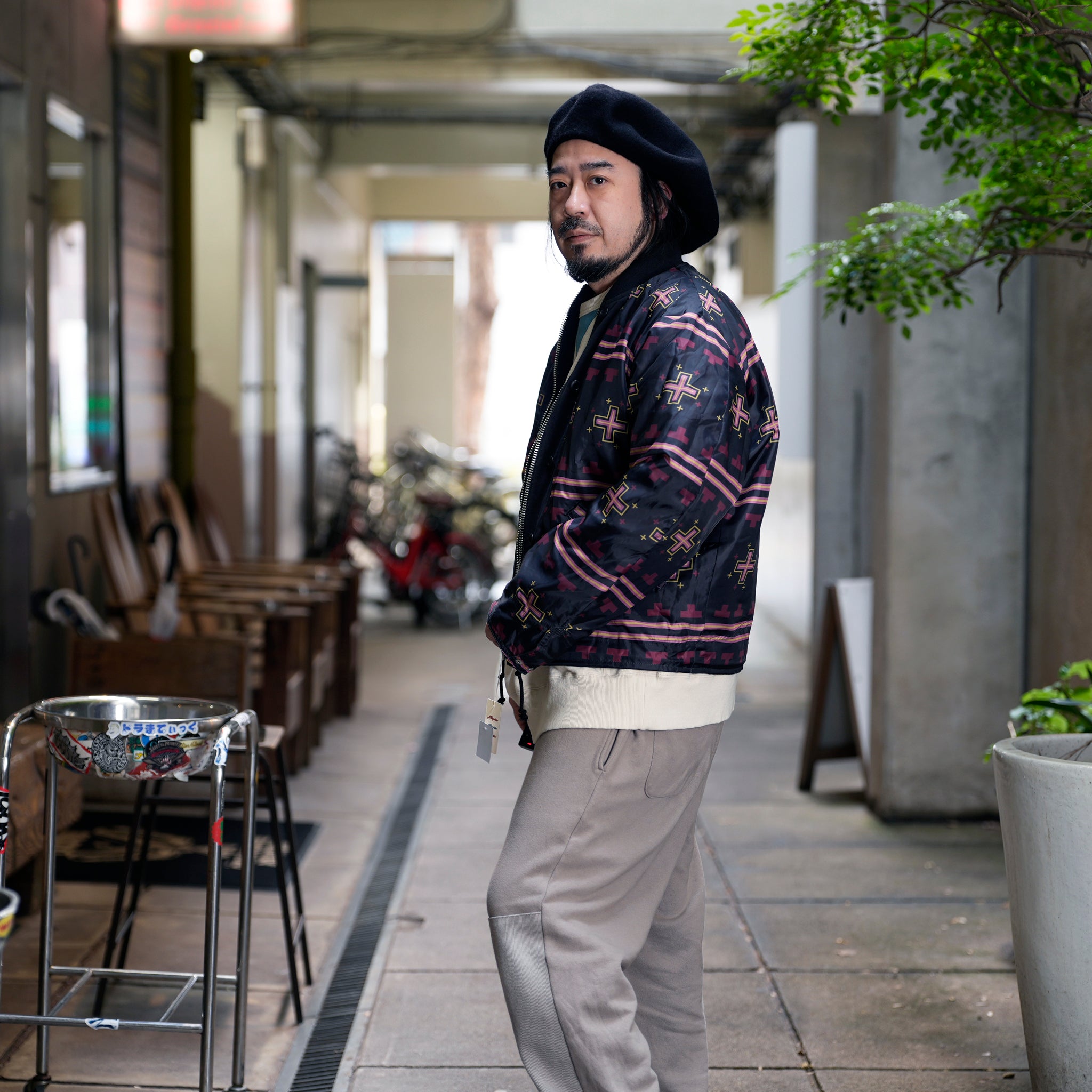 RJ2501001_01-Black | BARBARIAN FLIGHT JACKET | Color:01-Black/02-Olive【NASNGWAM_ナスングワム】