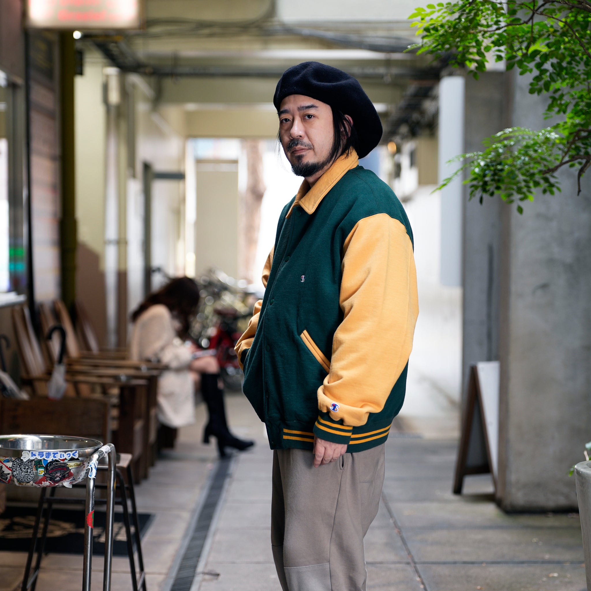 Chunk | Varsity jacket| Color:Green【IMPRESTORE_インプレストア】