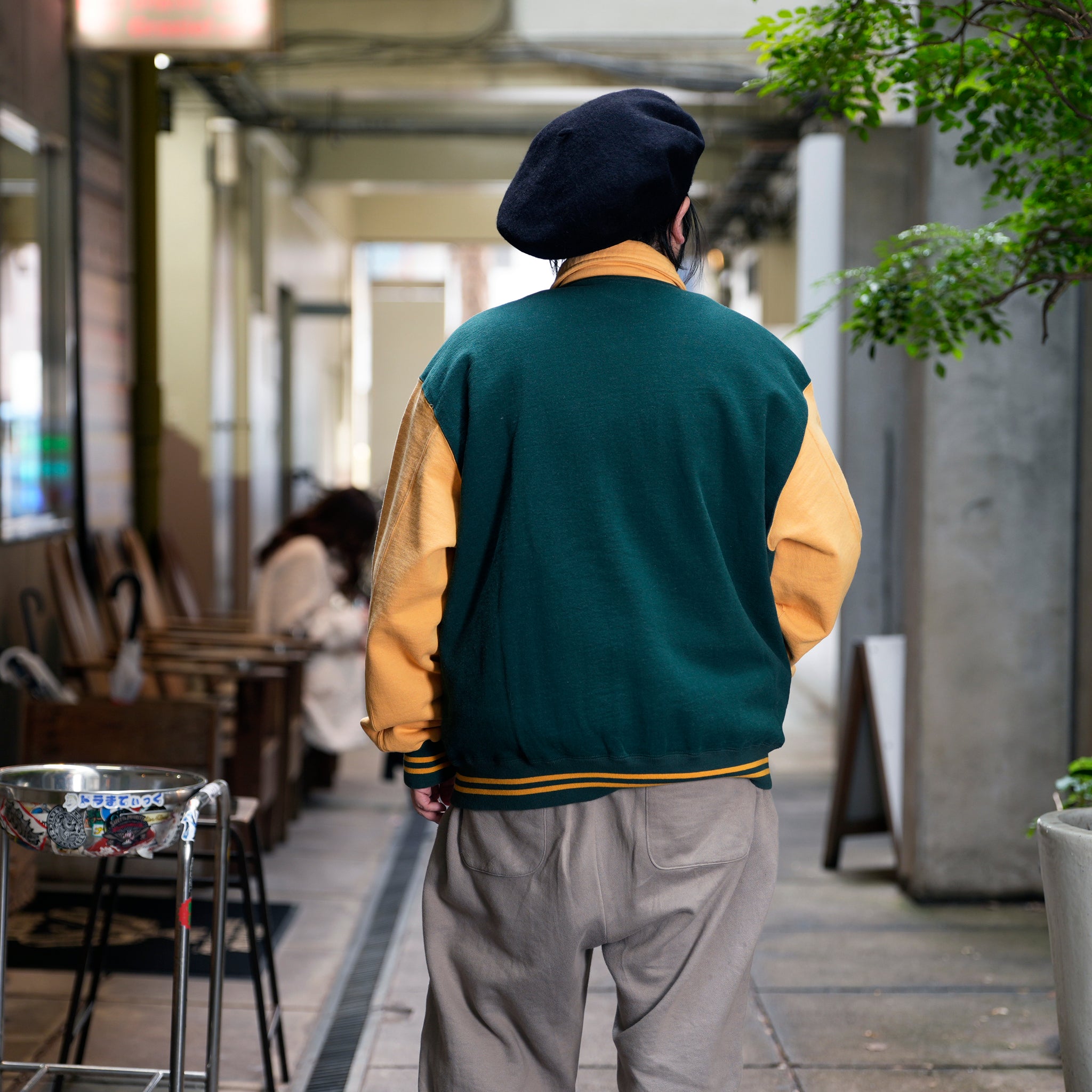 Chunk | Varsity jacket| Color:Green【IMPRESTORE_インプレストア】