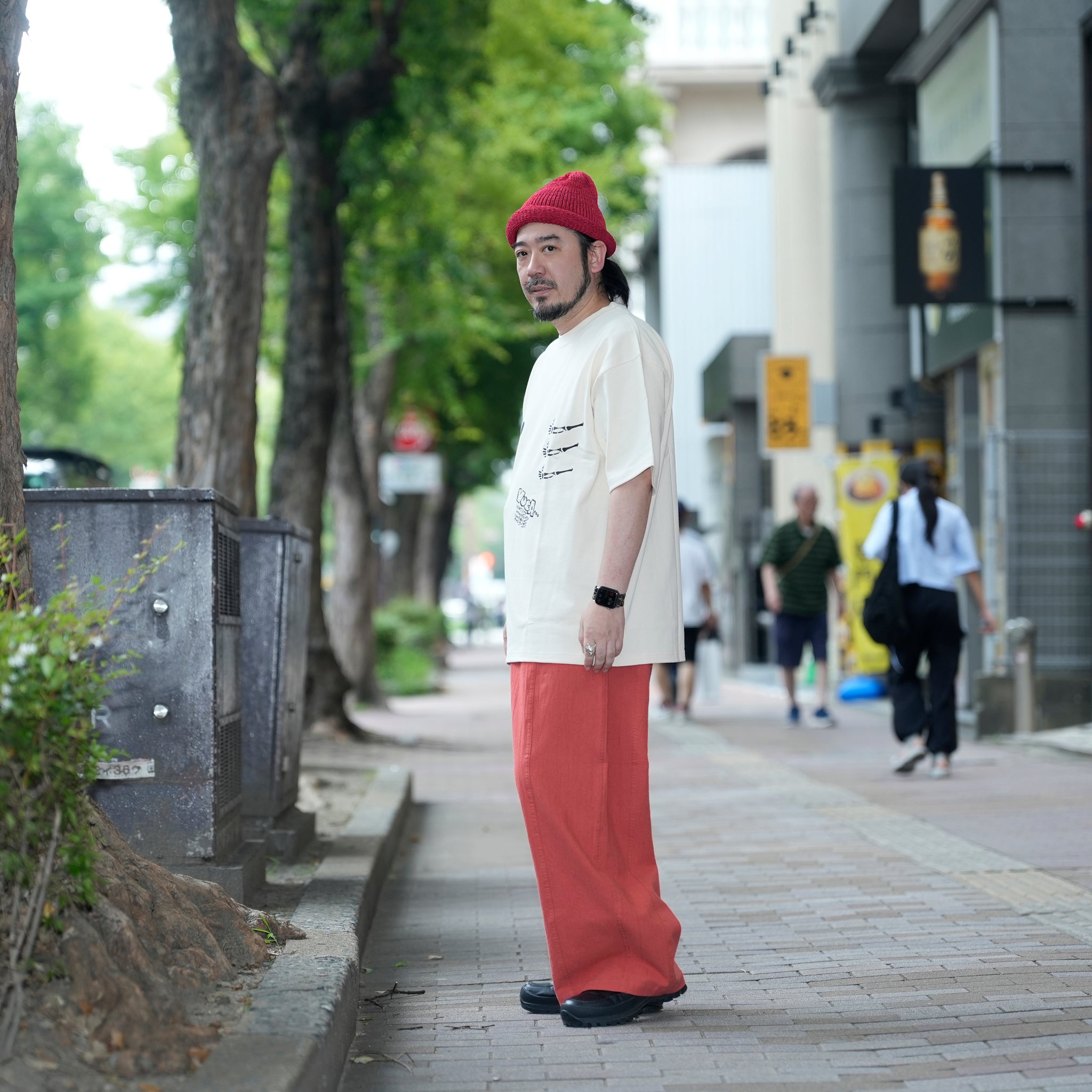 VOO-SPG-173 | VUCA TEE | Color:Natural / Sumi【VOO_ヴォー】