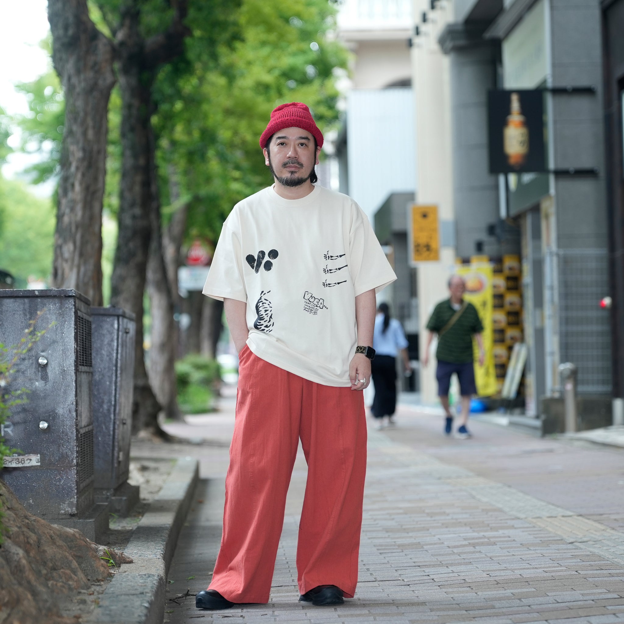 VOO-SPG-173 | VUCA TEE | Color:Natural / Sumi【VOO_ヴォー】