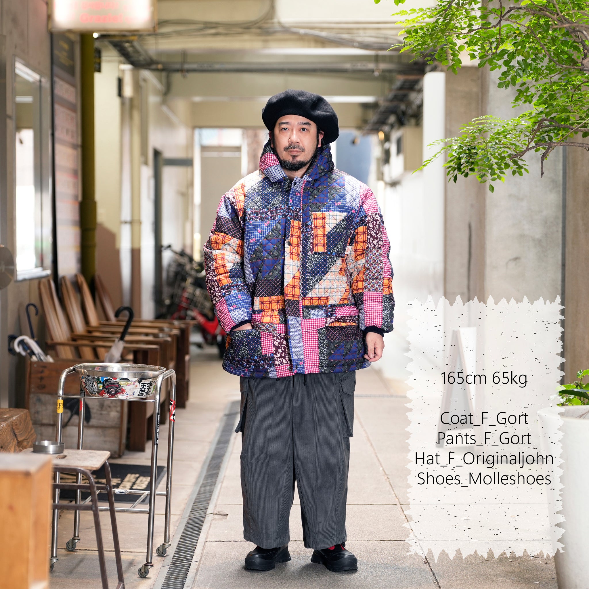G64103_MT.PT | PADDING HOODIE JUMPER-MT.PT | Color:Multi【GORT_ゴート】【archive】