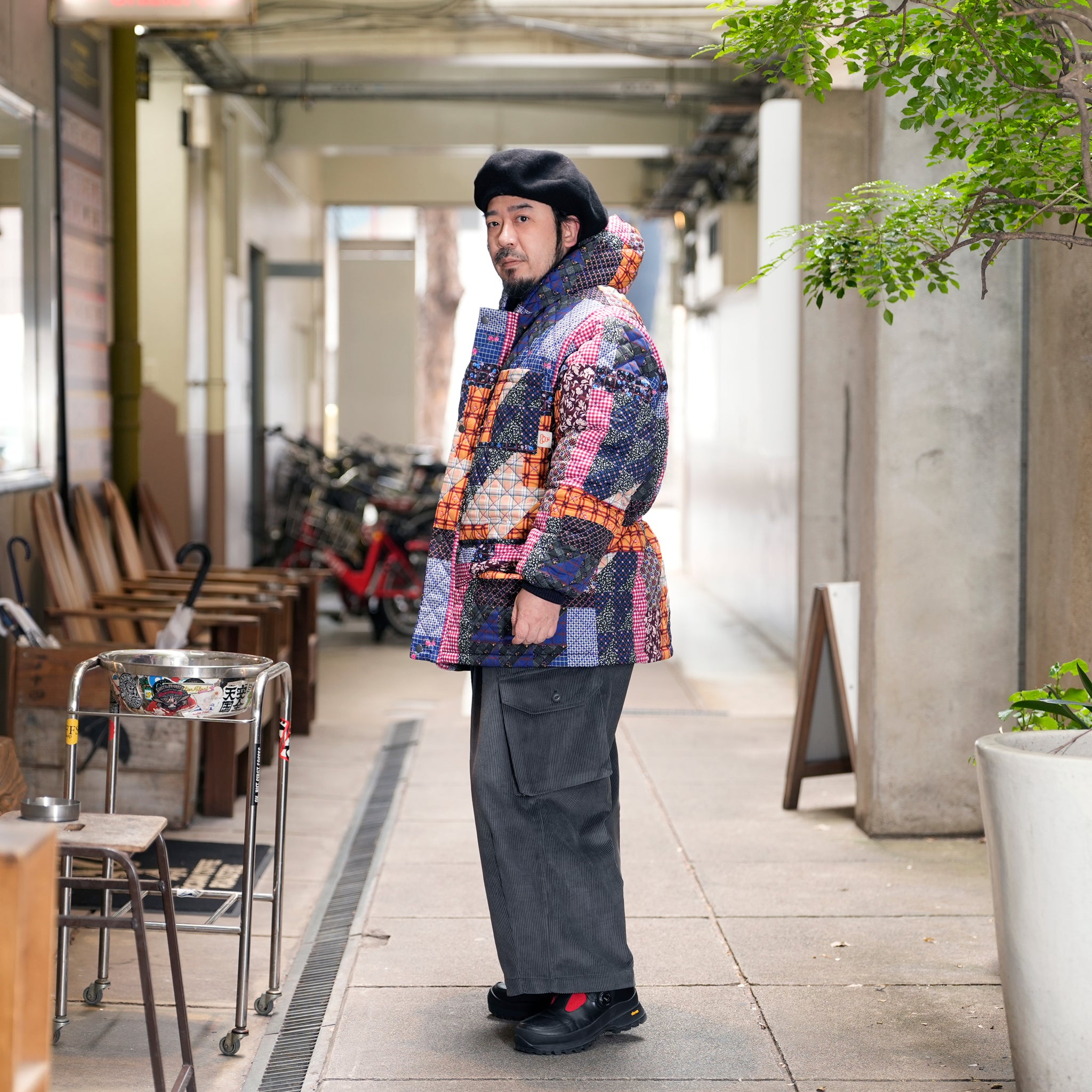 G64103_MT.PT | PADDING HOODIE JUMPER-MT.PT | Color:Multi【GORT_ゴート】【archive】