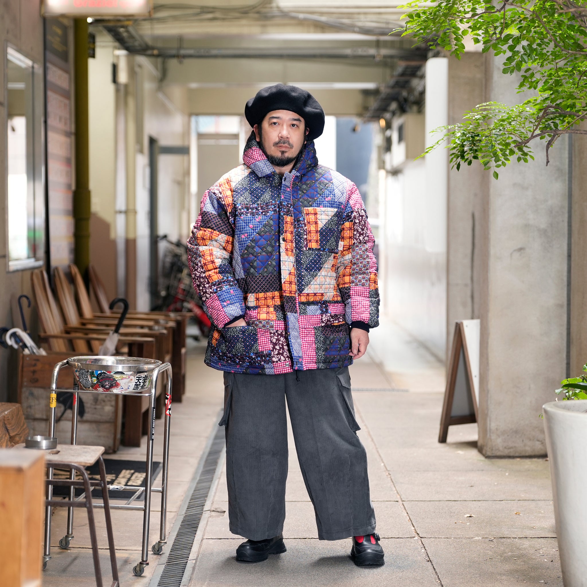 G64103_MT.PT | PADDING HOODIE JUMPER-MT.PT | Color:Multi【GORT_ゴート】【archive】