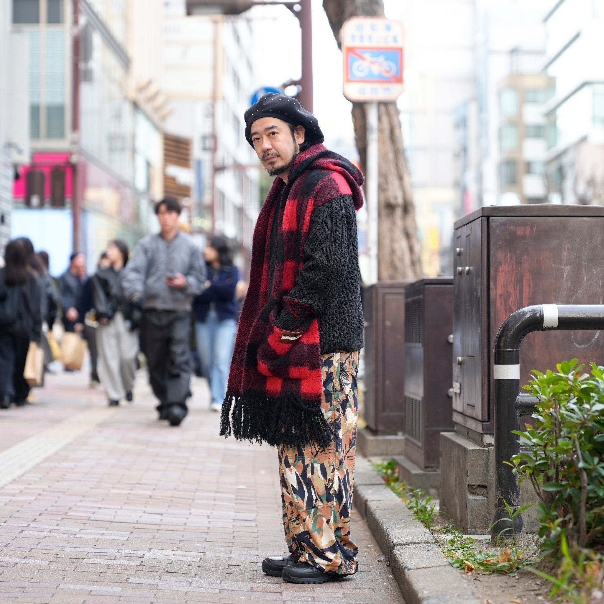 Moist Hoodie Poncho/Red【AMBERGLEAM_アンバーグリーム】1399151213