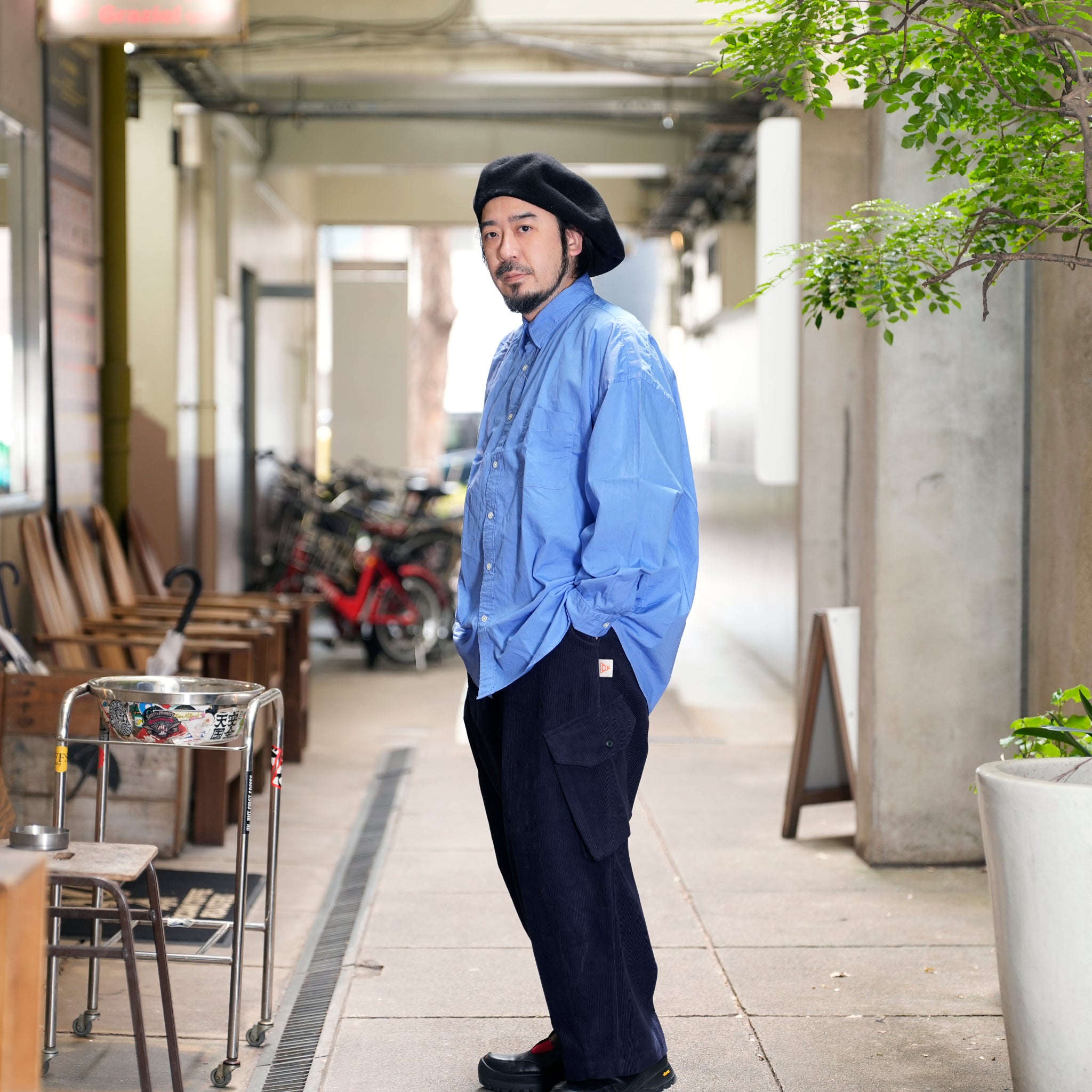 RGW-01_Blue | REGULAR WIDE SHIRT-BROAD | Color:Blue【CATTA SHIRTS_カッタ シャツ】