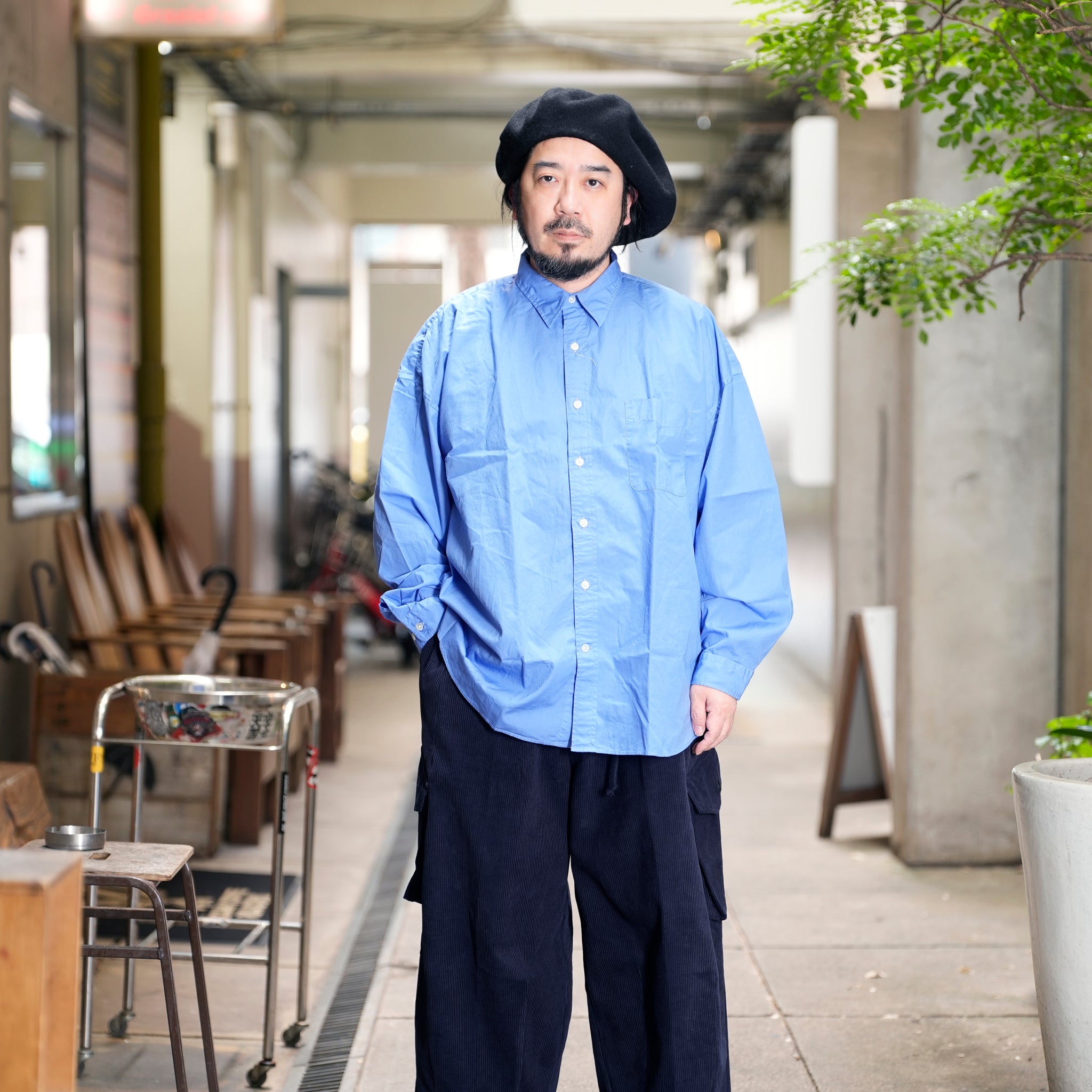 RGW-01_Blue | REGULAR WIDE SHIRT-BROAD | Color:Blue【CATTA SHIRTS_カッタ シャツ】