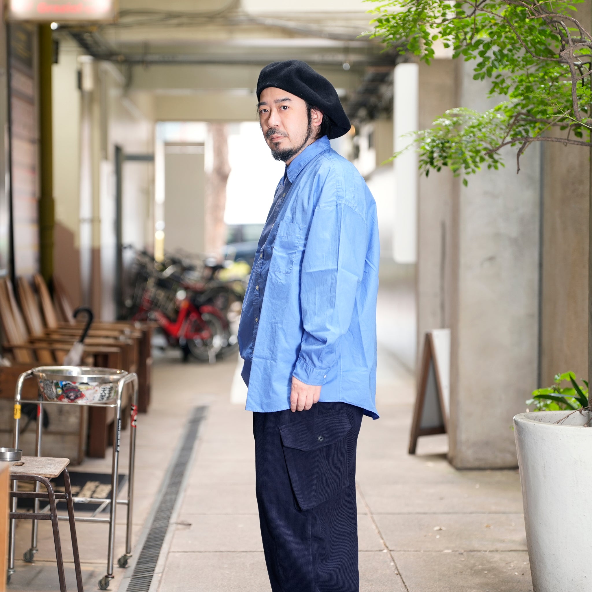 RGW-01_Blue | REGULAR WIDE SHIRT-BROAD | Color:Blue【CATTA SHIRTS_カッタ シャツ】