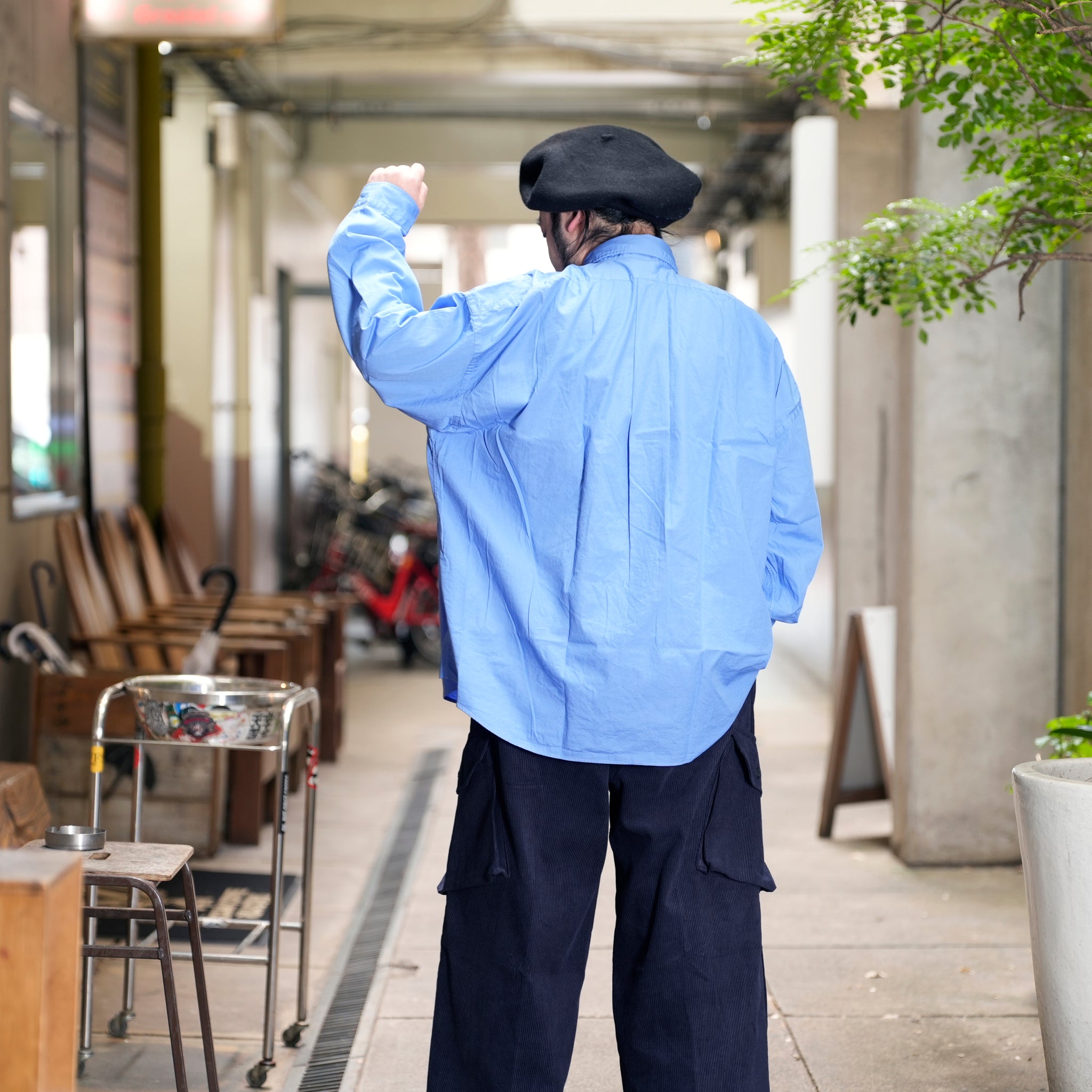 RGW-01_Blue | REGULAR WIDE SHIRT-BROAD | Color:Blue【CATTA SHIRTS_カッタ シャツ】