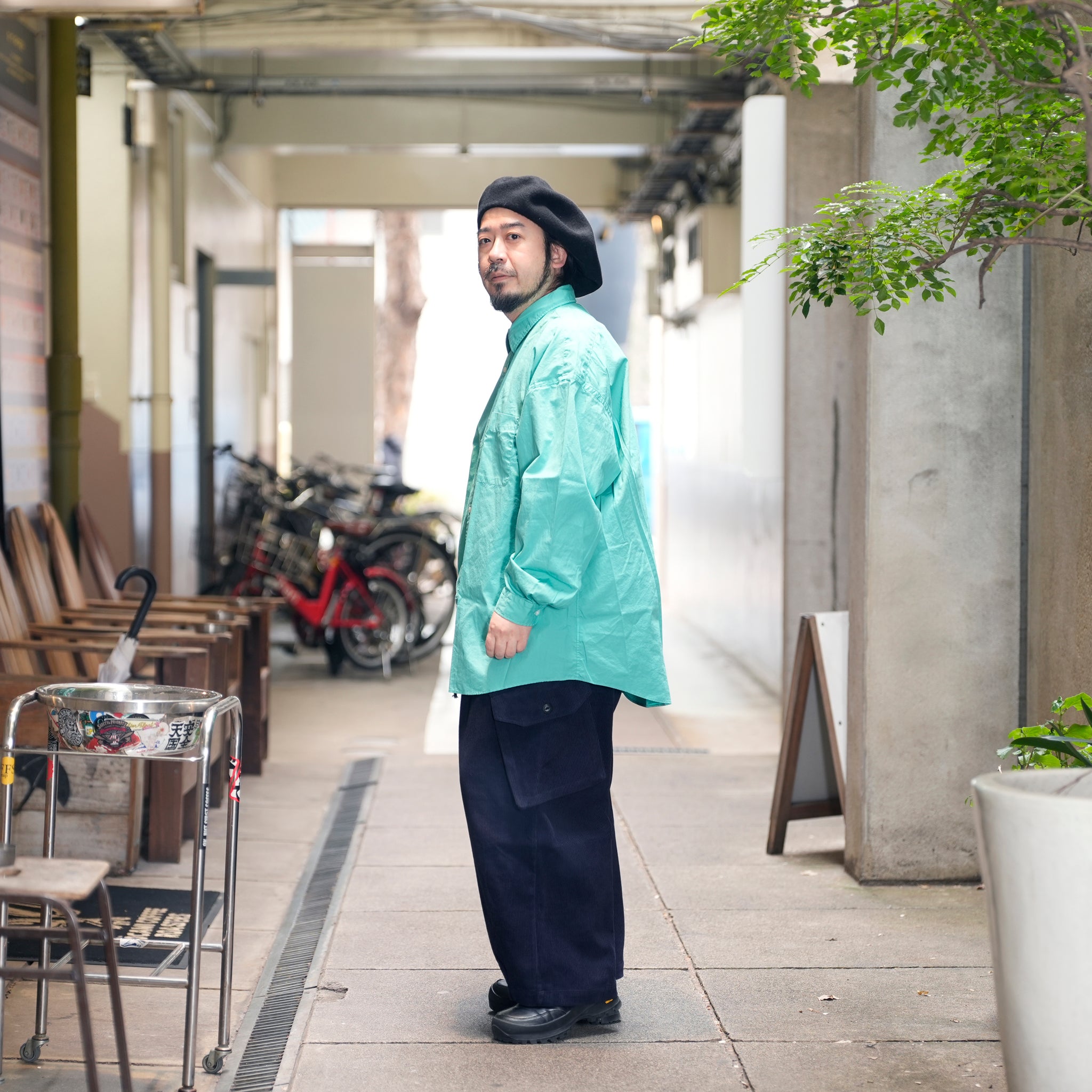 RGW-01_Mint | REGULAR WIDE SHIRT-BROAD | Color:Mint【CATTA SHIRTS_カッタ シャツ】