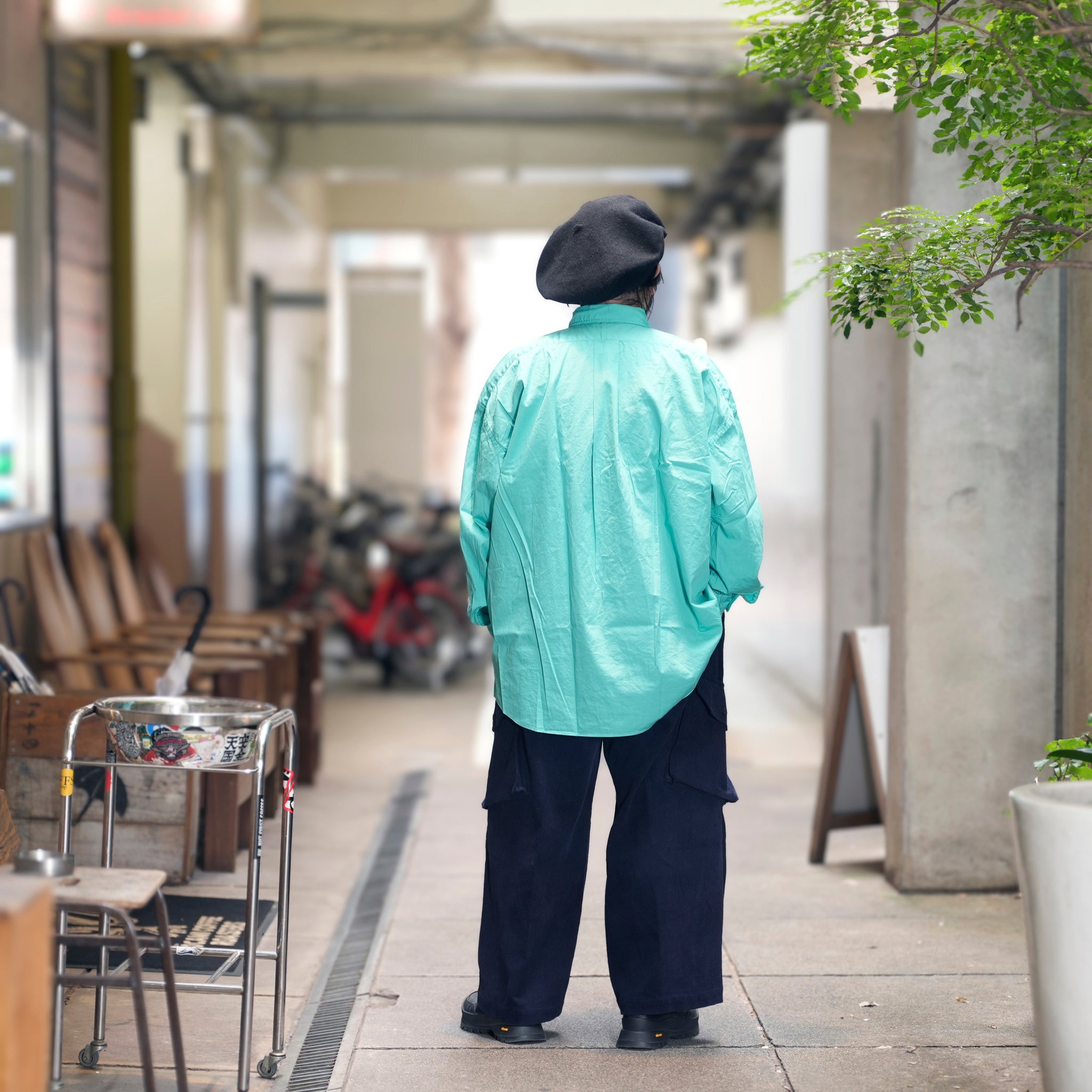RGW-01_Mint | REGULAR WIDE SHIRT-BROAD | Color:Mint【CATTA SHIRTS_カッタ シャツ】