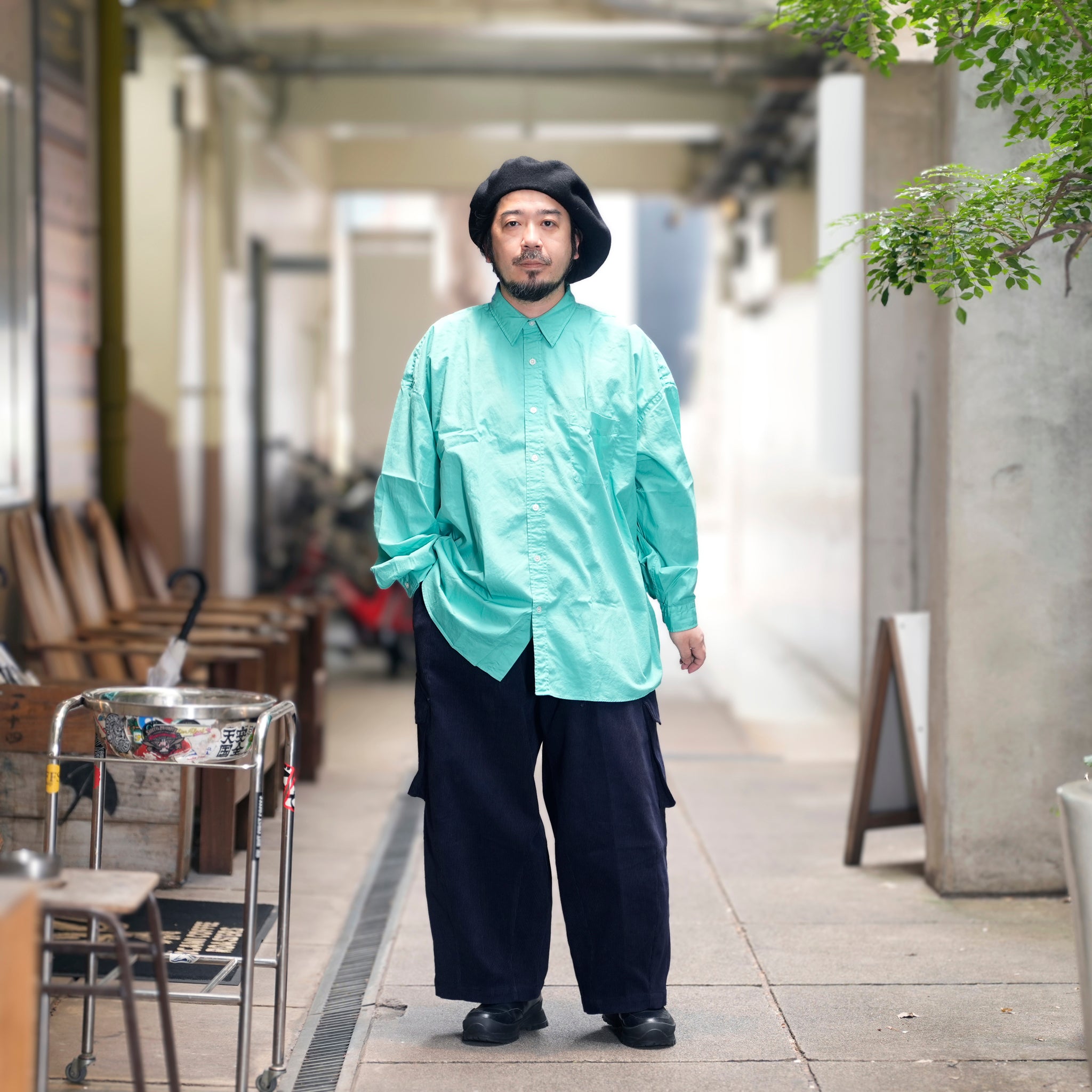 RGW-01_Mint | REGULAR WIDE SHIRT-BROAD | Color:Mint【CATTA SHIRTS_カッタ シャツ】