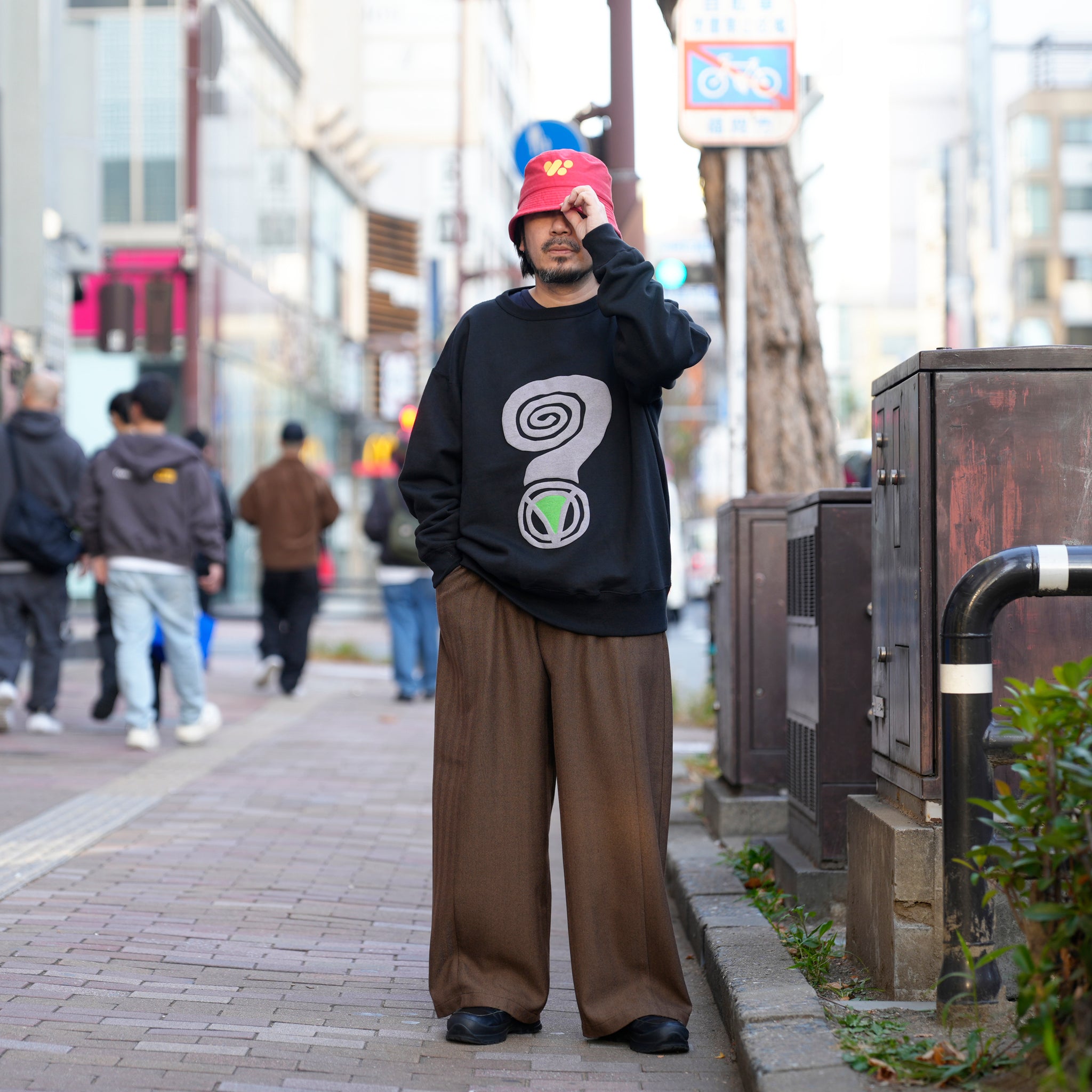 H.S.H CREW | Color_Black | No_VOO-1263_Black【VOO_ヴォー】