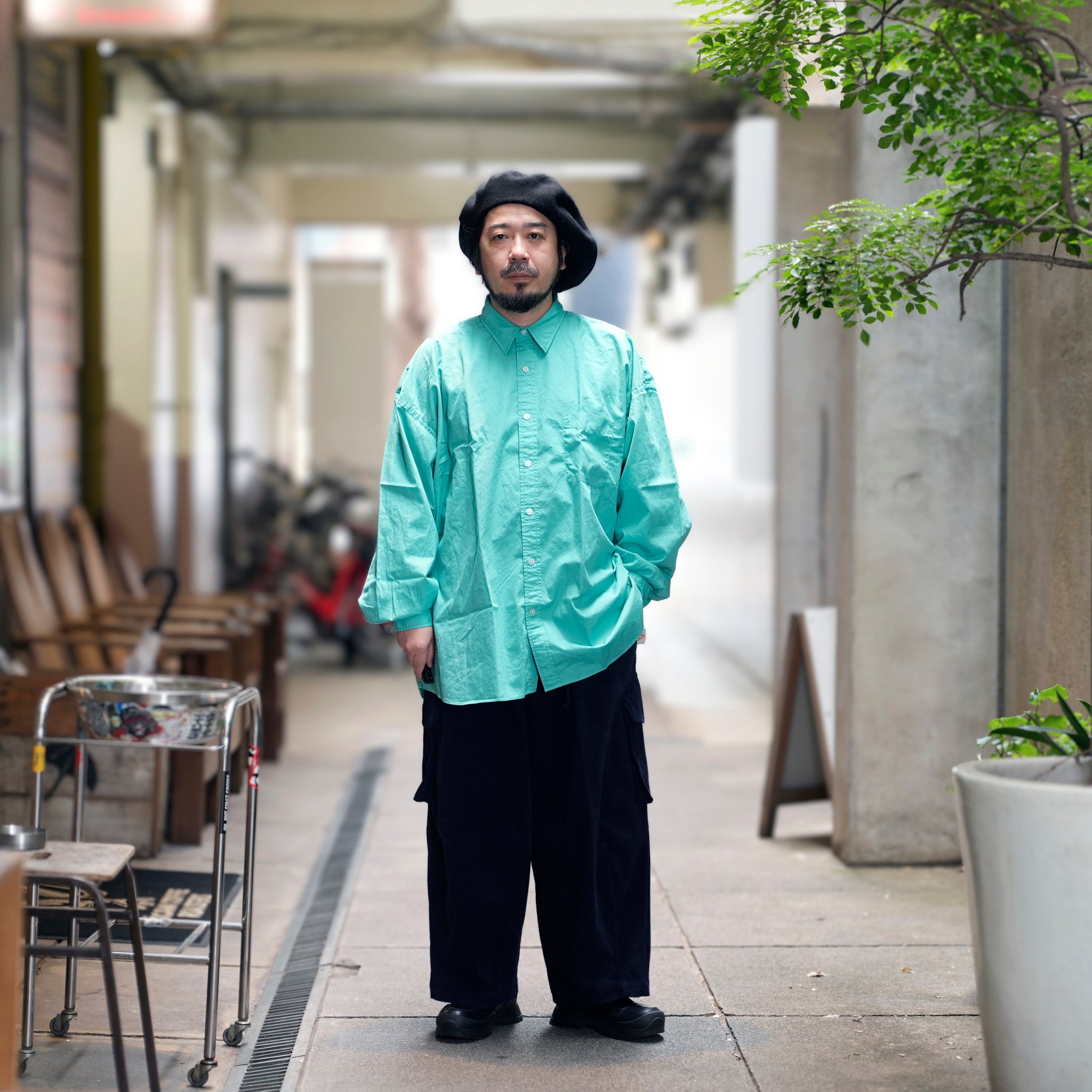 RGW-01_Mint | REGULAR WIDE SHIRT-BROAD | Color:Mint【CATTA SHIRTS_カッタ シャツ】