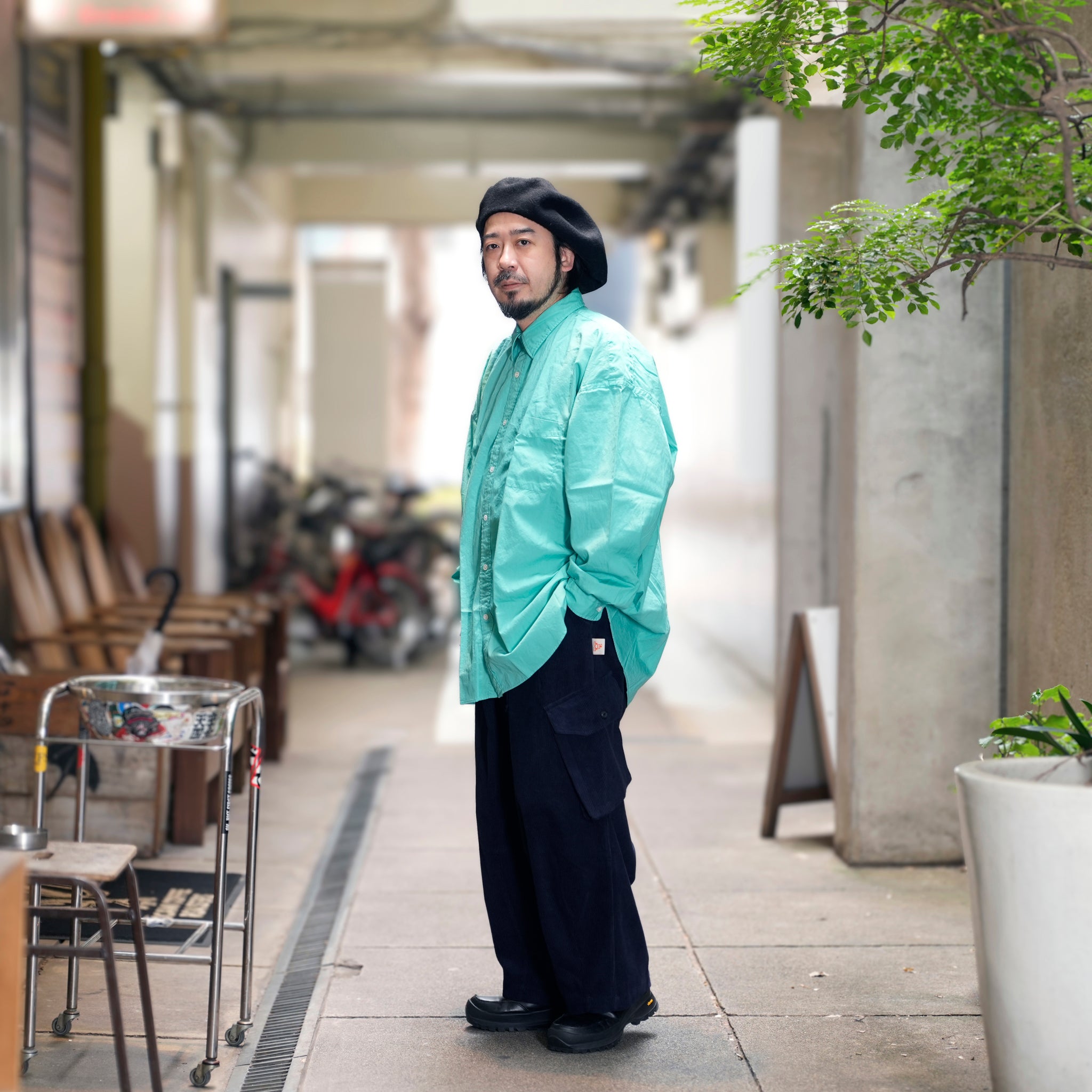 RGW-01_Mint | REGULAR WIDE SHIRT-BROAD | Color:Mint【CATTA SHIRTS_カッタ シャツ】