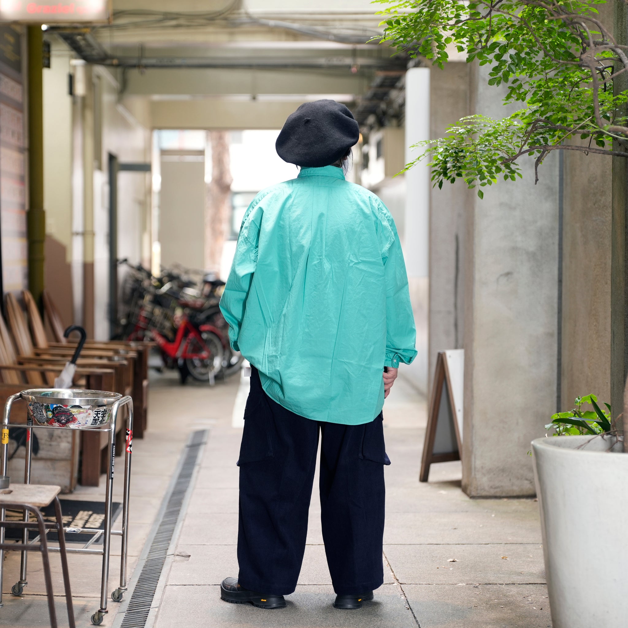 RGW-01_Mint | REGULAR WIDE SHIRT-BROAD | Color:Mint【CATTA SHIRTS_カッタ シャツ】