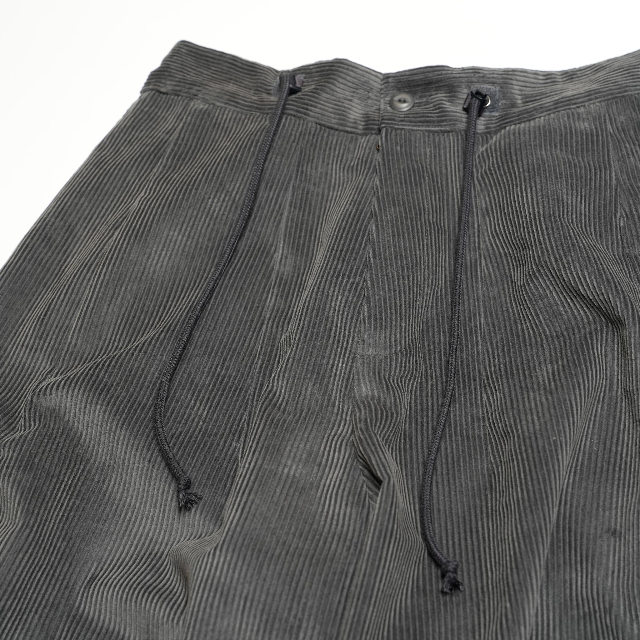G64302_GR | CORDUROY BALLOON PANTS-GR | Color:Gray【GORT_ゴート】【archive】