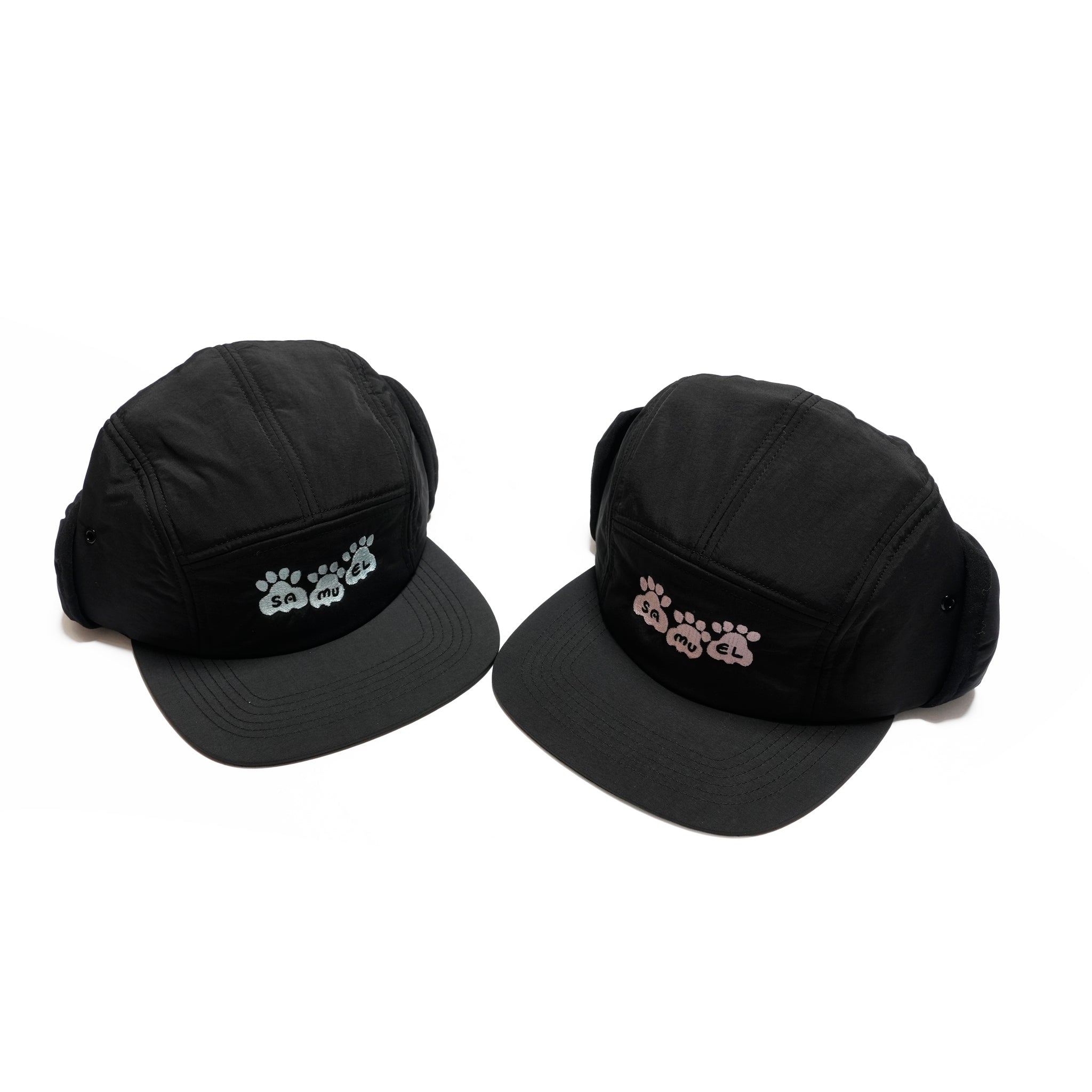 SAMUEL × SHIMAO MAHO CAMP CAP | Color:BLACK / BLUE | S-25AW-SM-003【SAMUEL_サミュエル】