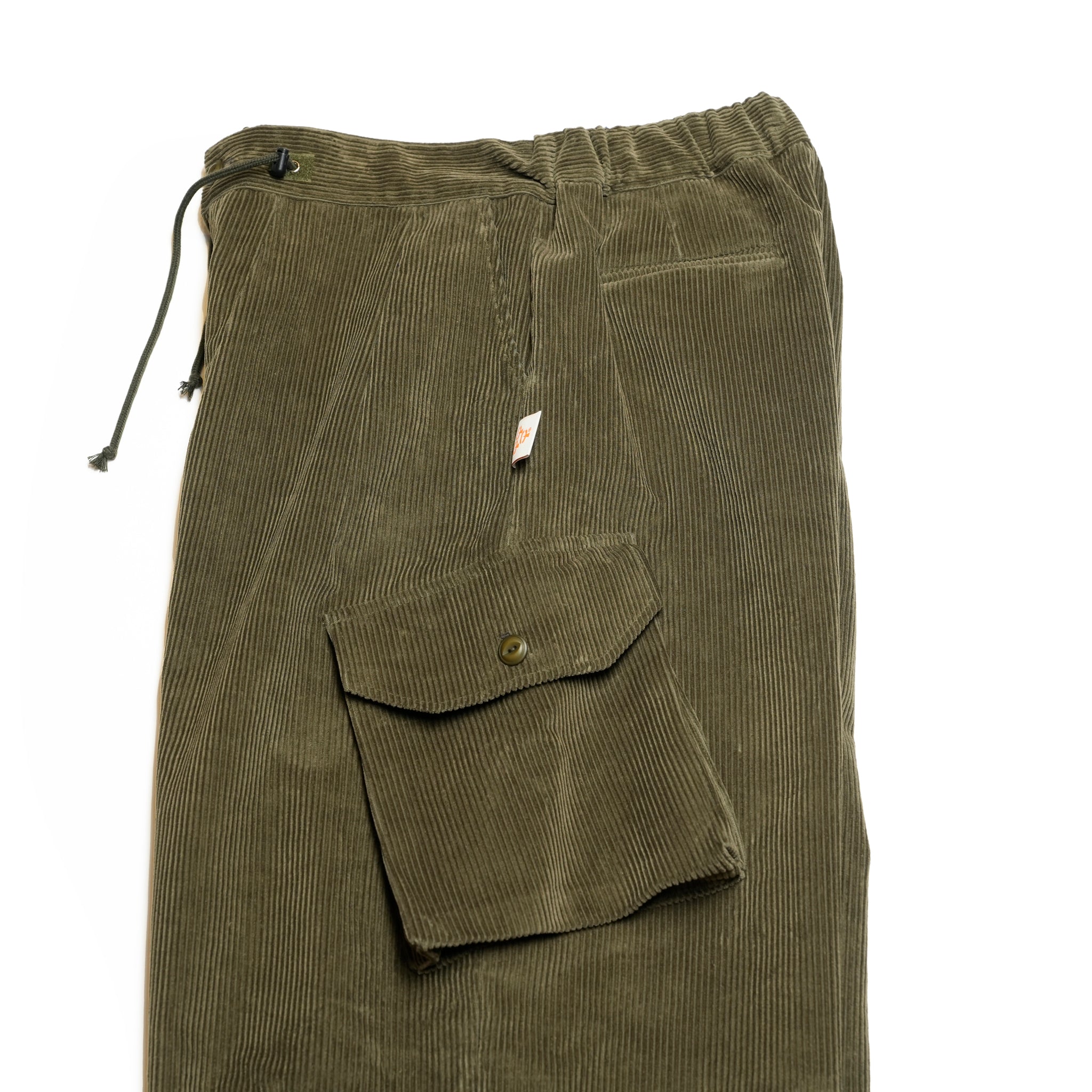 G64302_KH | CORDUROY BALLOON PANTS-KH | Color:Khaki【GORT_ゴート】【archive】