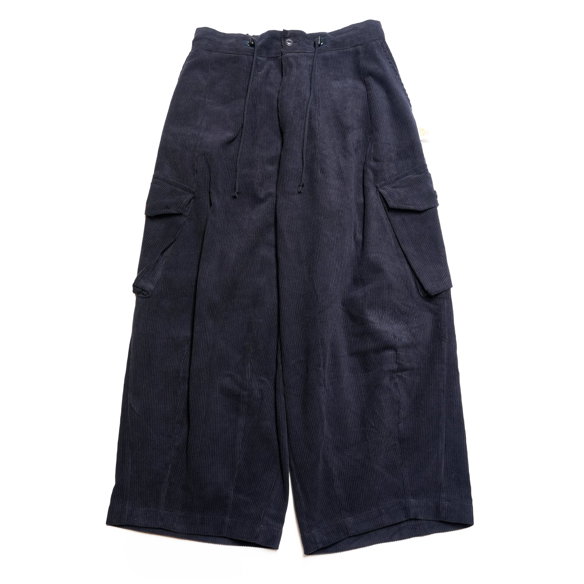 G64302_NV | CORDUROY BALLOON PANTS-NV | Color:Navy【GORT_ゴート】