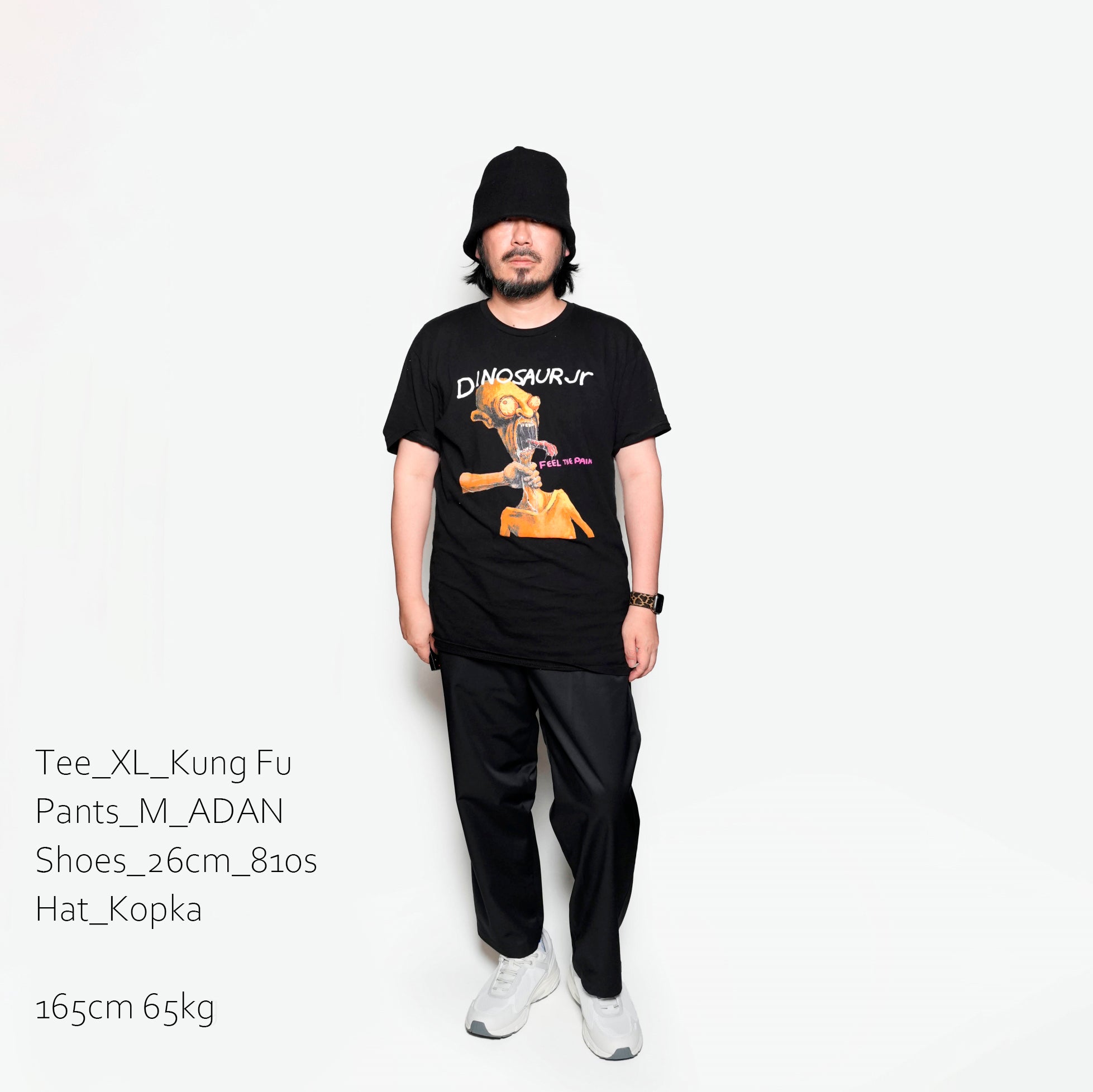 Dinosaur Jr. Feel the Pain T-shirt【Kung Fu Inc】【ネコポス選択可能】