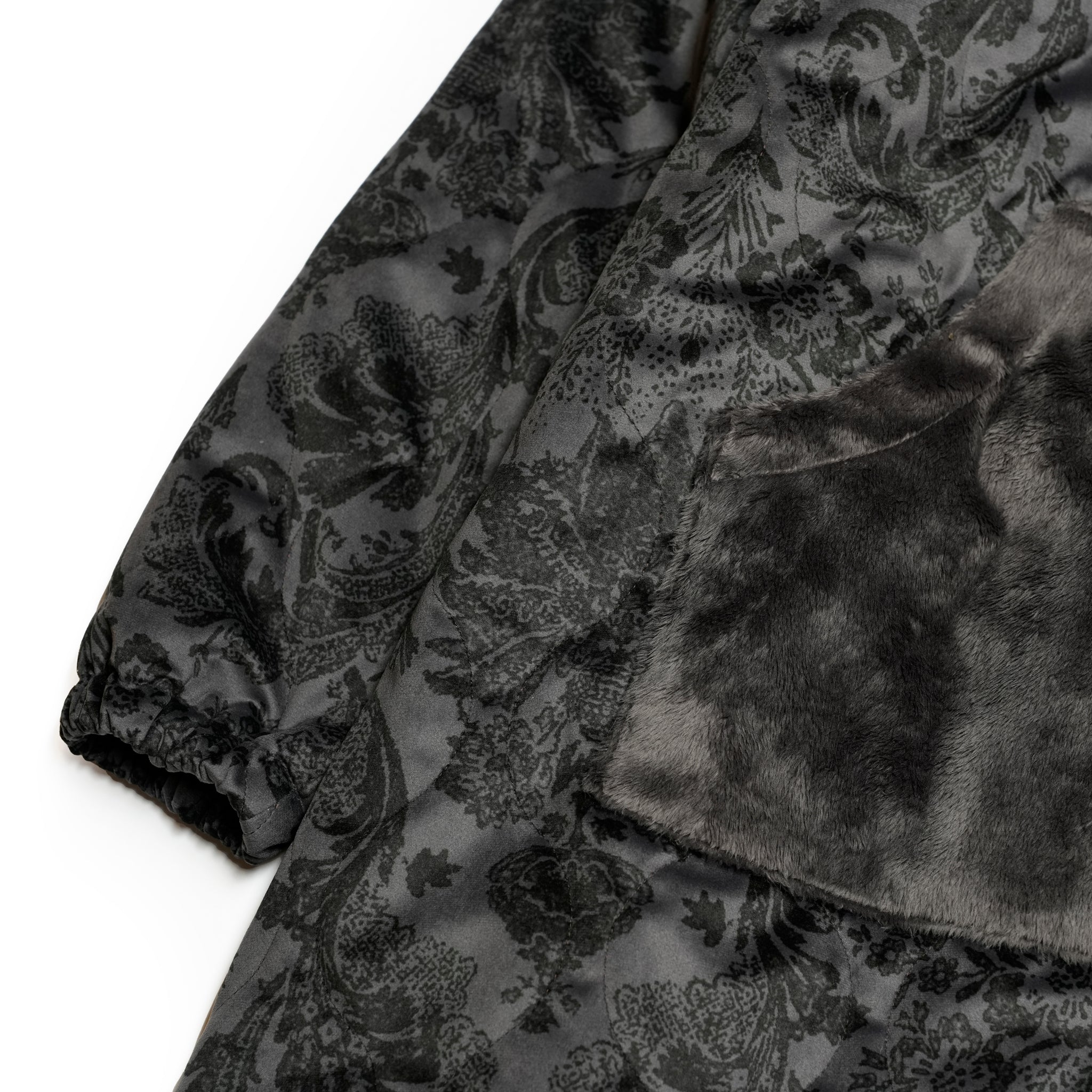 G64201_VT.GR | FLEECE OVERSIZED HALF-ZIP PULLOVER-VT.GR | Color:Gray【GORT_ゴート】【archive】