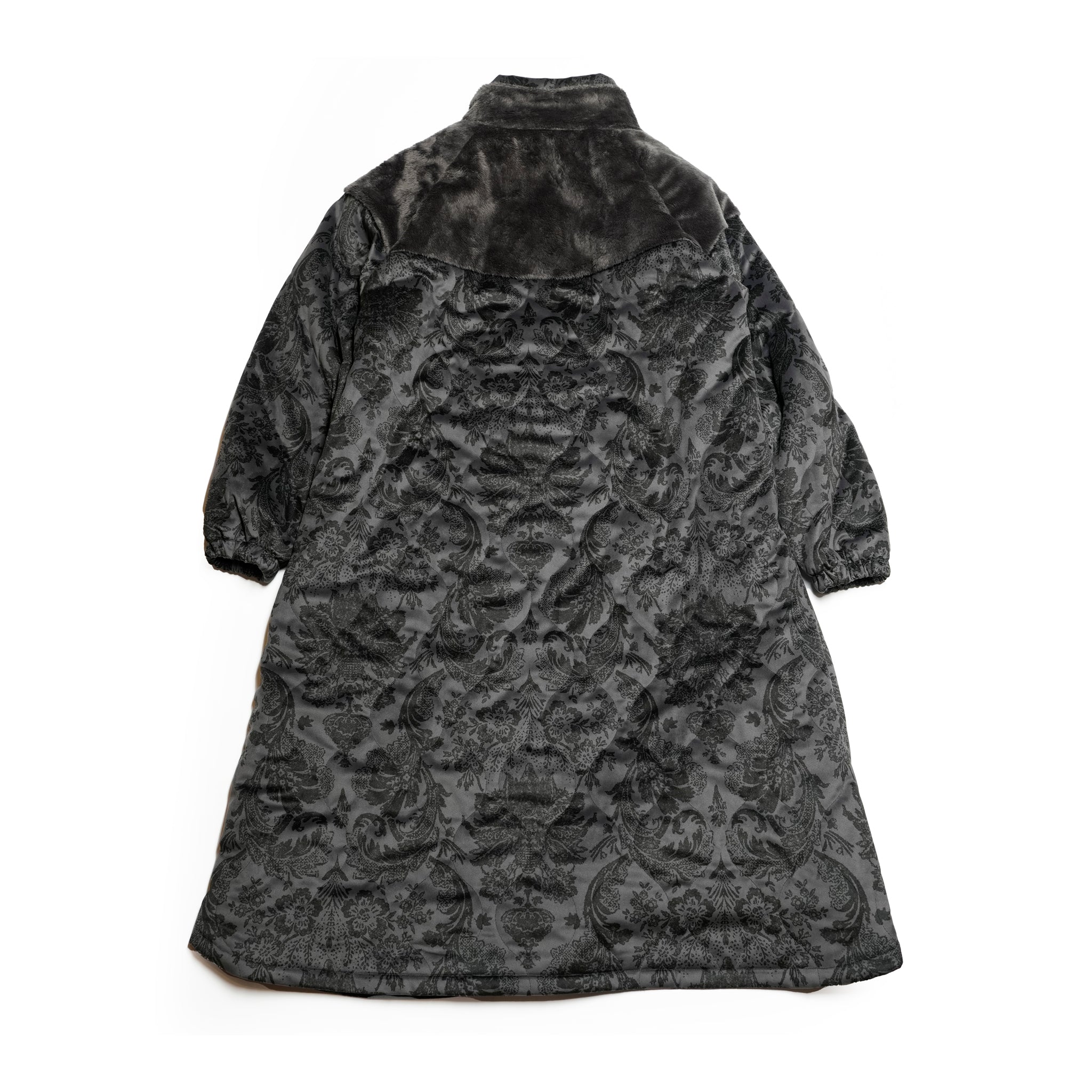 G64201_VT.GR | FLEECE OVERSIZED HALF-ZIP PULLOVER-VT.GR | Color:Gray【GORT_ゴート】【archive】