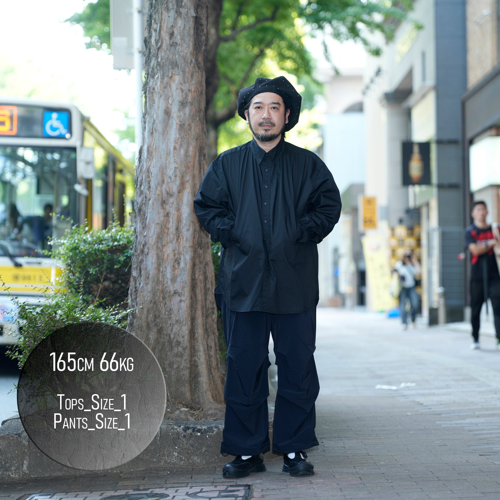 レギュラーカラーシャツ | Color_Color: Black | No__207_color: black【UNTRACE_アントレース】