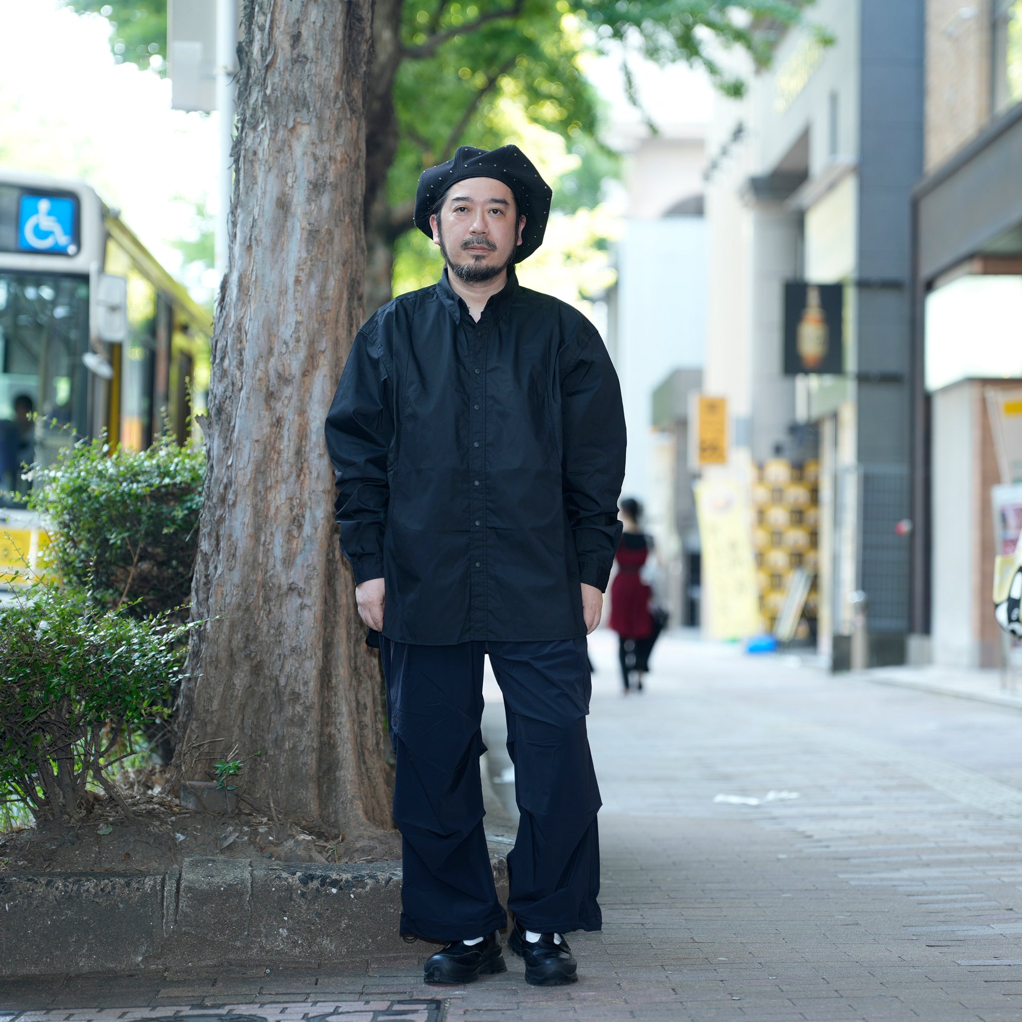 レギュラーカラーシャツ | Color_Color: Black | No__207_color: black【UNTRACE_アントレース】
