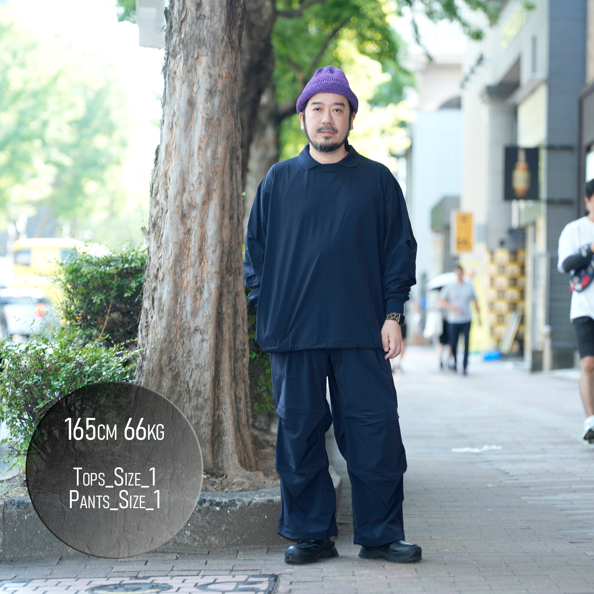 バックタック フライトパンツ | Color_Color: Dark Navy | No__163_color: dark navy【UNTRACE_アントレース】