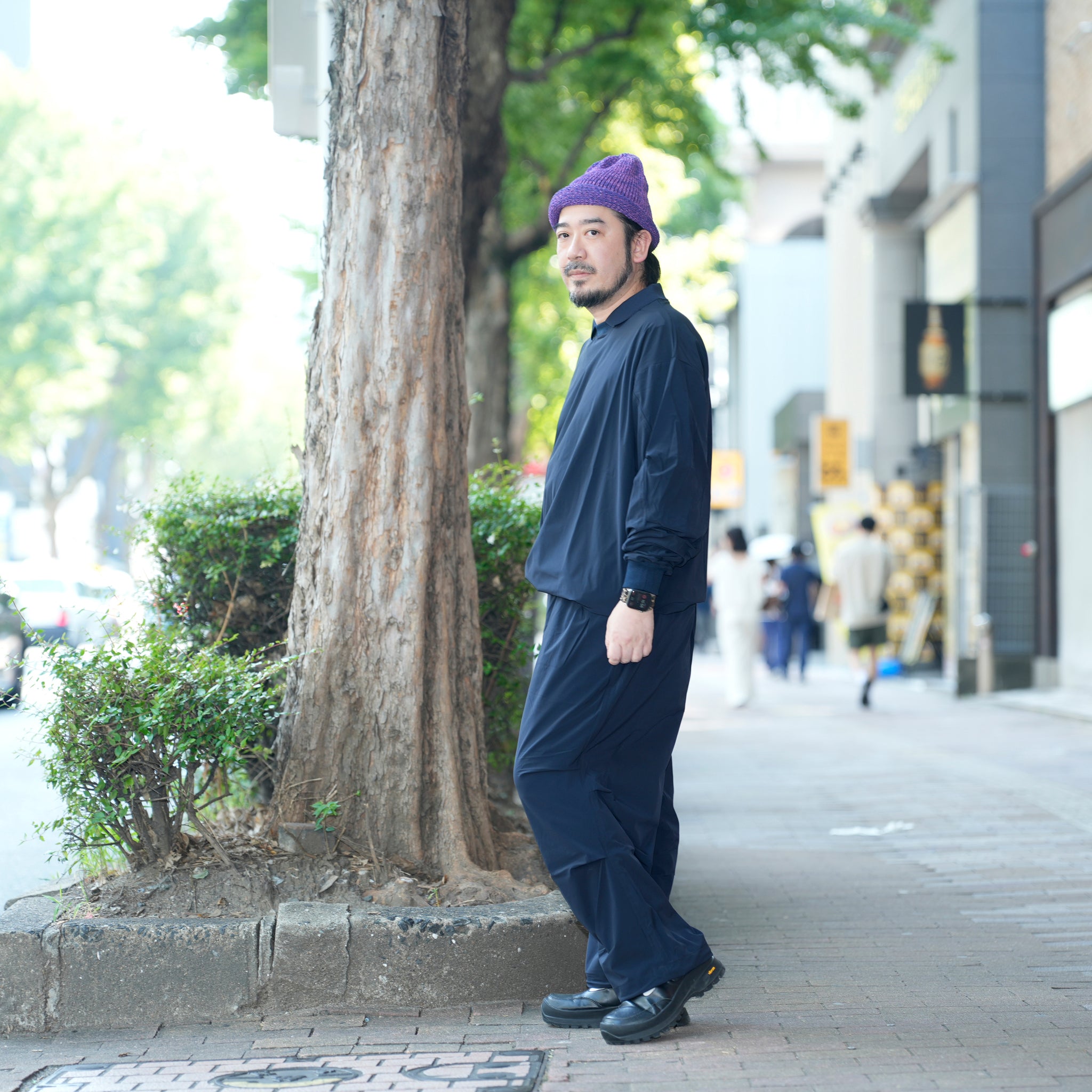 バックタック フライトパンツ | Color_Color: Dark Navy | No__163_color: dark navy【UNTRACE_アントレース】