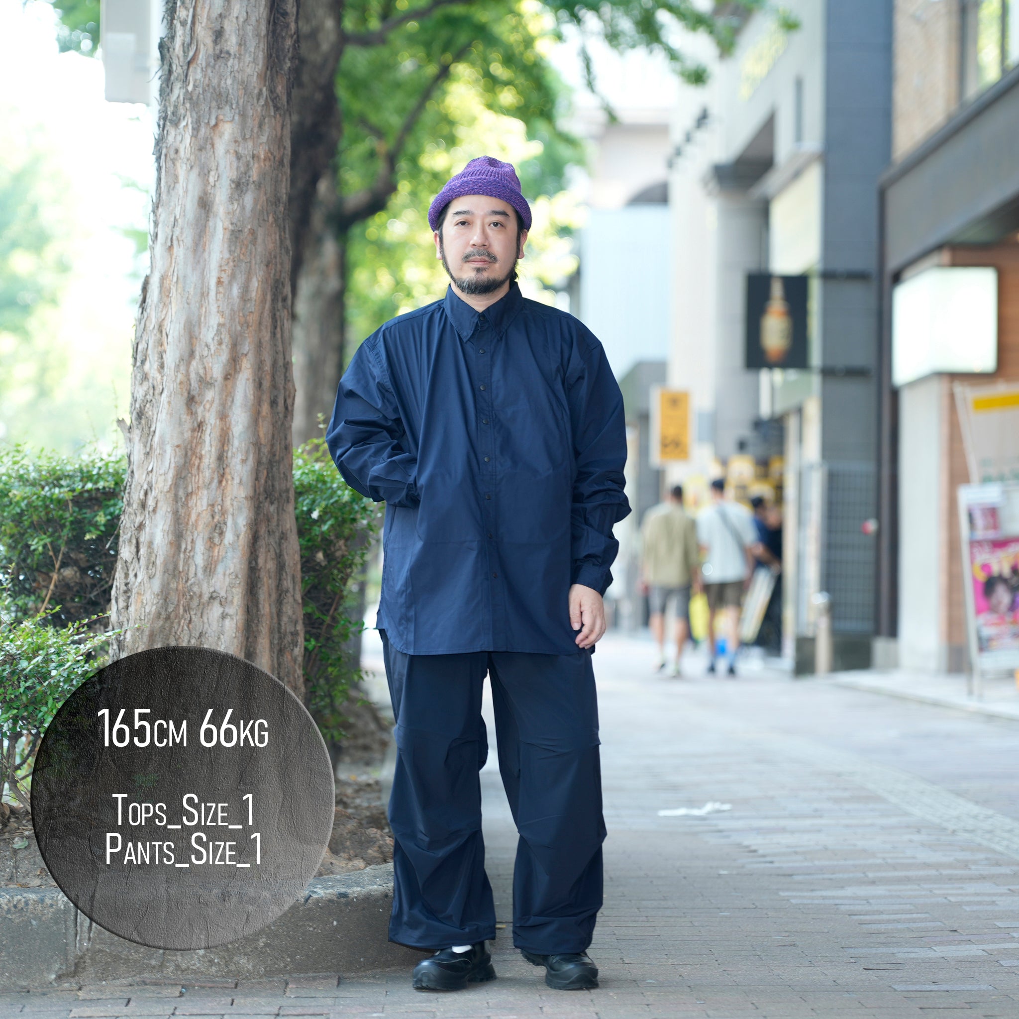 レギュラーカラーシャツ | Color_Color: Dark Navy | No__207_color: dark navy【UNTRACE_アントレース】