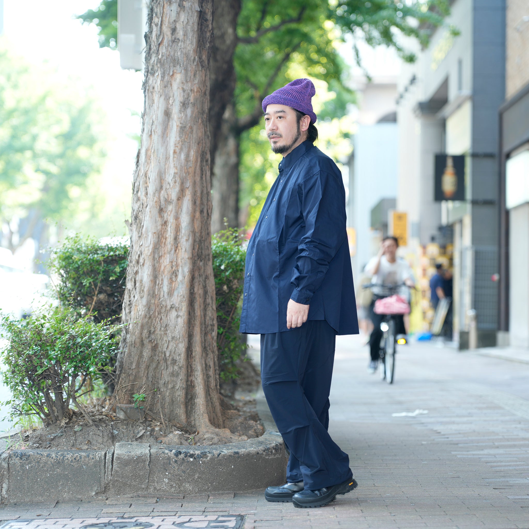 レギュラーカラーシャツ | Color_Color: Dark Navy | No__207_color: dark navy【UNTRACE_アントレース】
