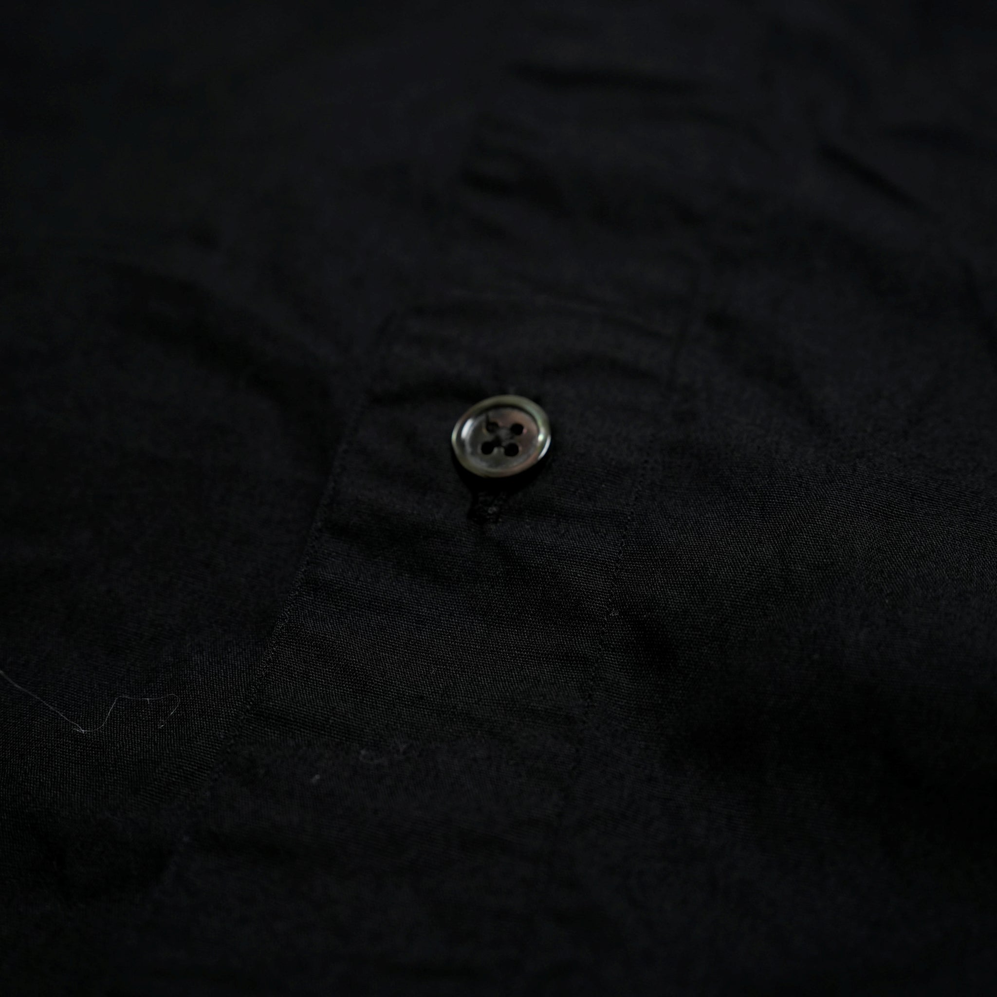 RG-03_BLACK | REGULAR COLLAR SHIRT-BROAD | Color:Black【CATTA_カッタ】