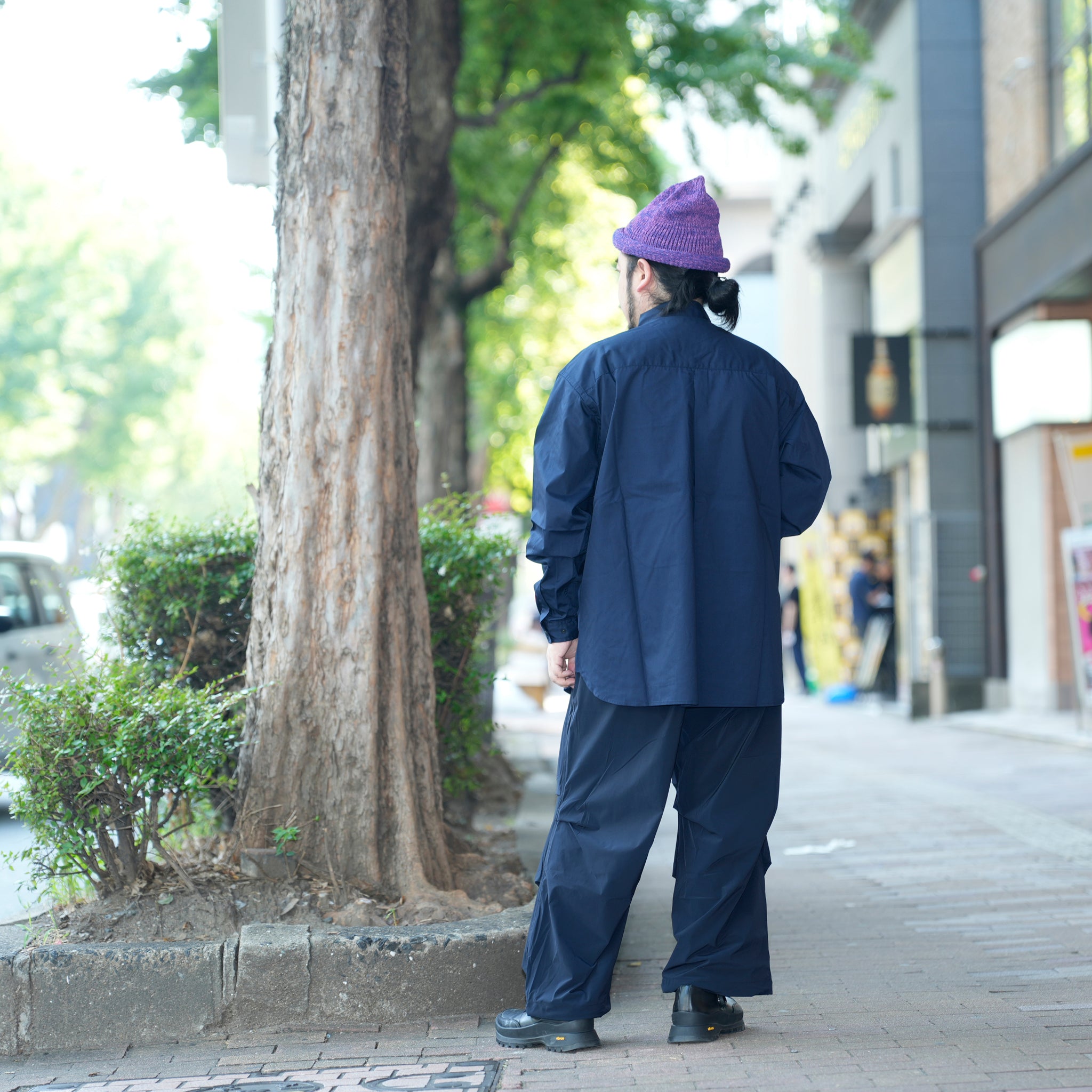レギュラーカラーシャツ | Color_Color: Dark Navy | No__207_color: dark navy【UNTRACE_アントレース】