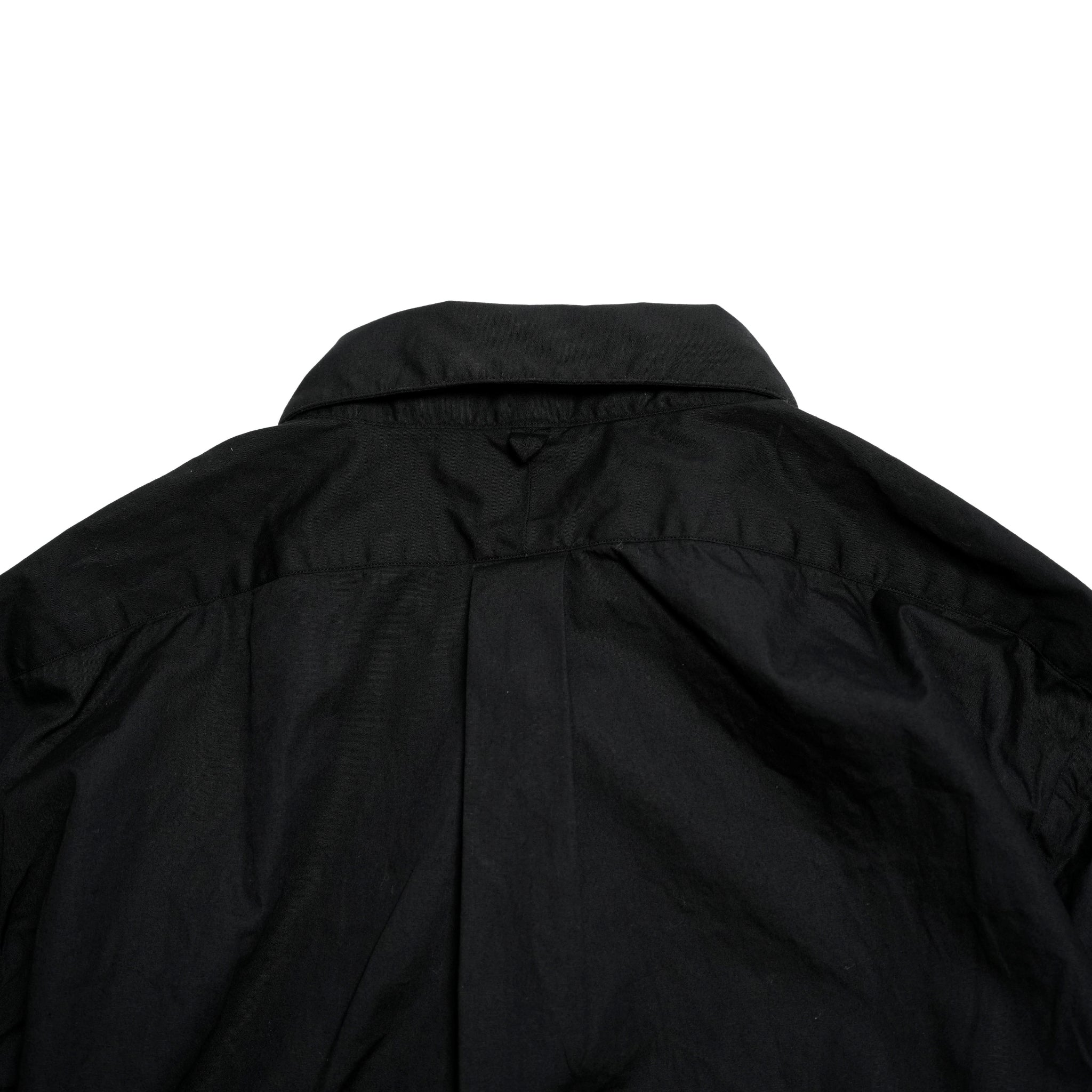 RG-03_BLACK | REGULAR COLLAR SHIRT-BROAD | Color:Black【CATTA_カッタ】