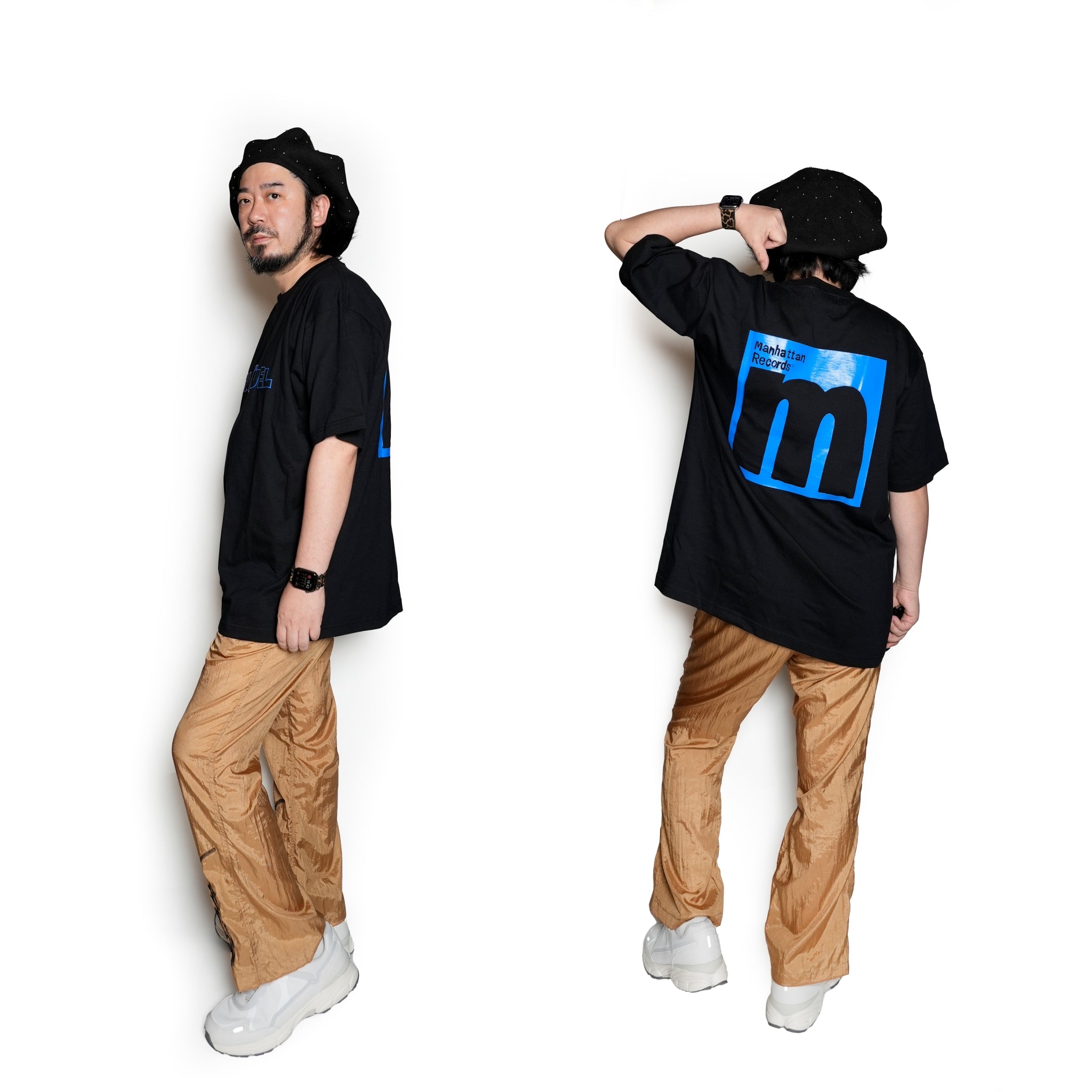 SM-01 | SAMUEL × MANHATTAN RECORDS M LOGO TEE | Color:White / Black【SAMUEL_サミュエル】【archive】 【ネコポス選択可能】【archive】