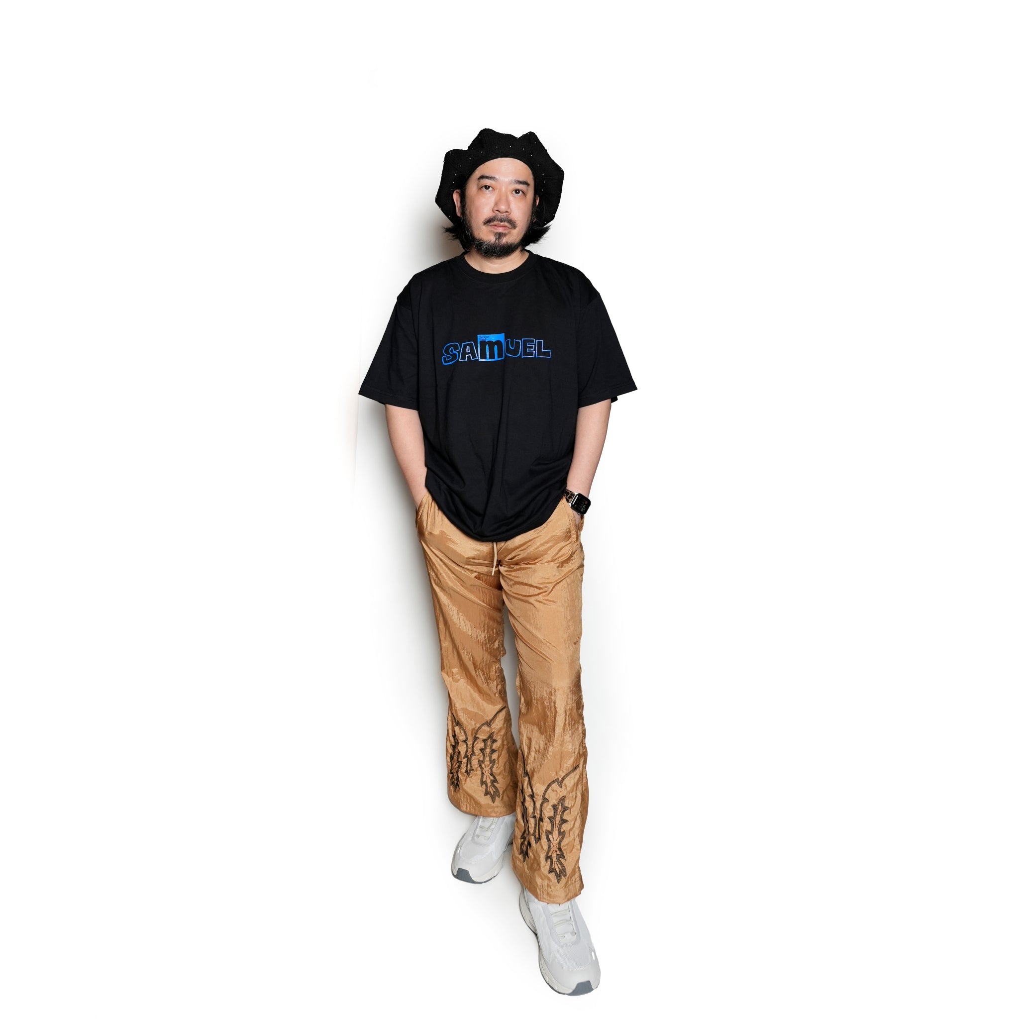 SM-01 | SAMUEL × MANHATTAN RECORDS M LOGO TEE | Color:White / Black【SAMUEL_サミュエル】【archive】 【ネコポス選択可能】【archive】