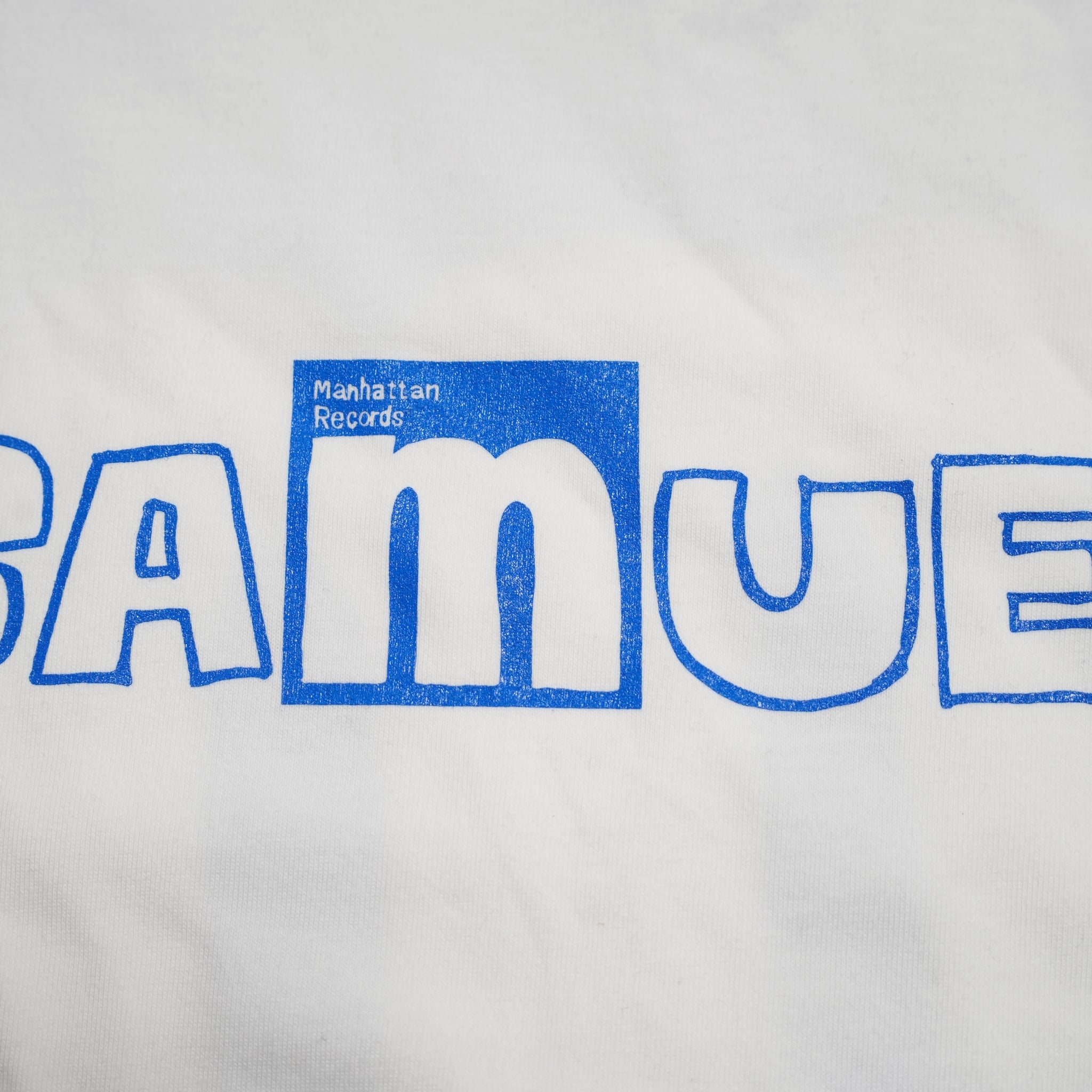 SM-01 | SAMUEL × MANHATTAN RECORDS M LOGO TEE | Color:White / Black【SAMUEL_サミュエル】【archive】 【ネコポス選択可能】【archive】